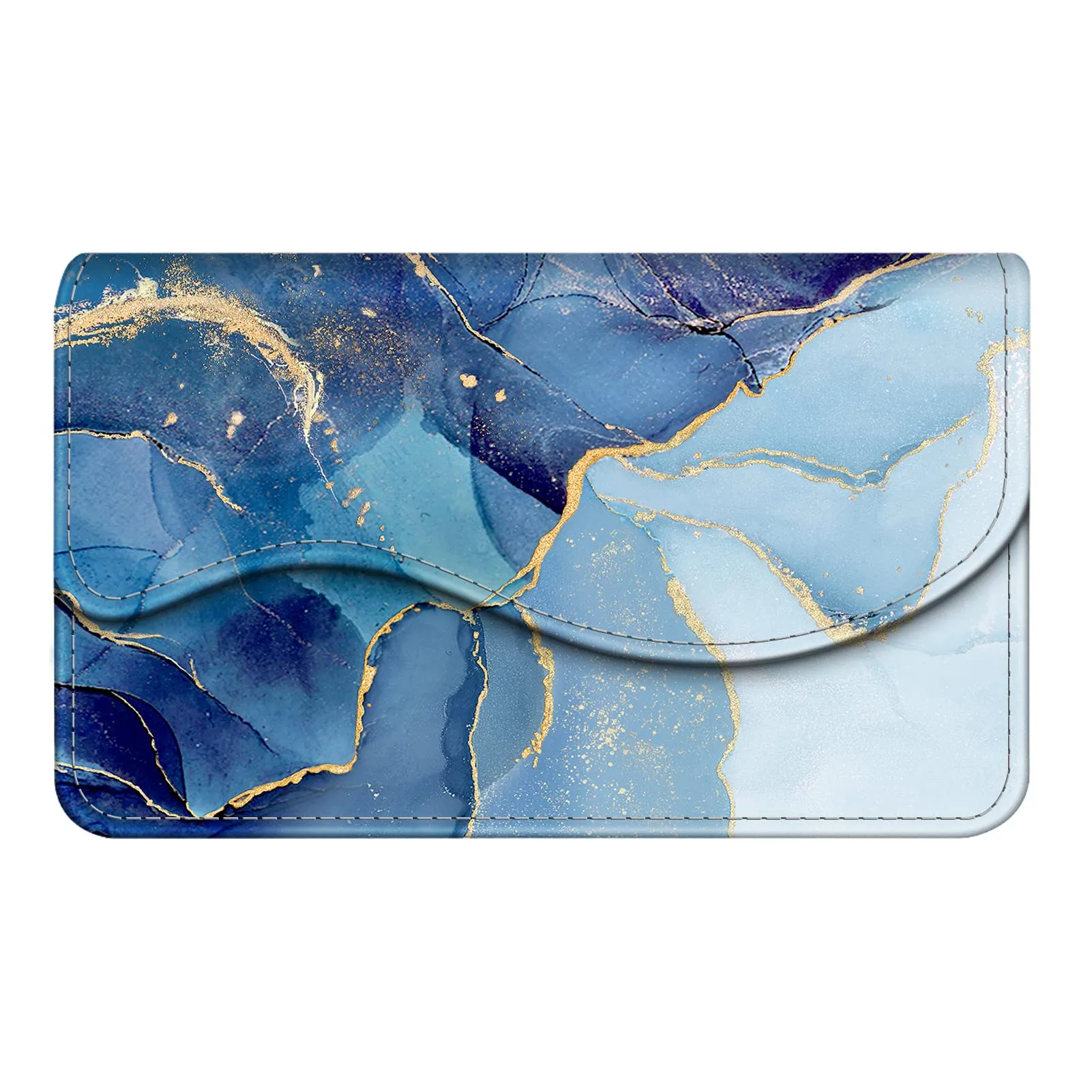 FINTIE Porta Biglietti da Visita con Chiusura Magnetica - Z-ocean Marble - immagine 7