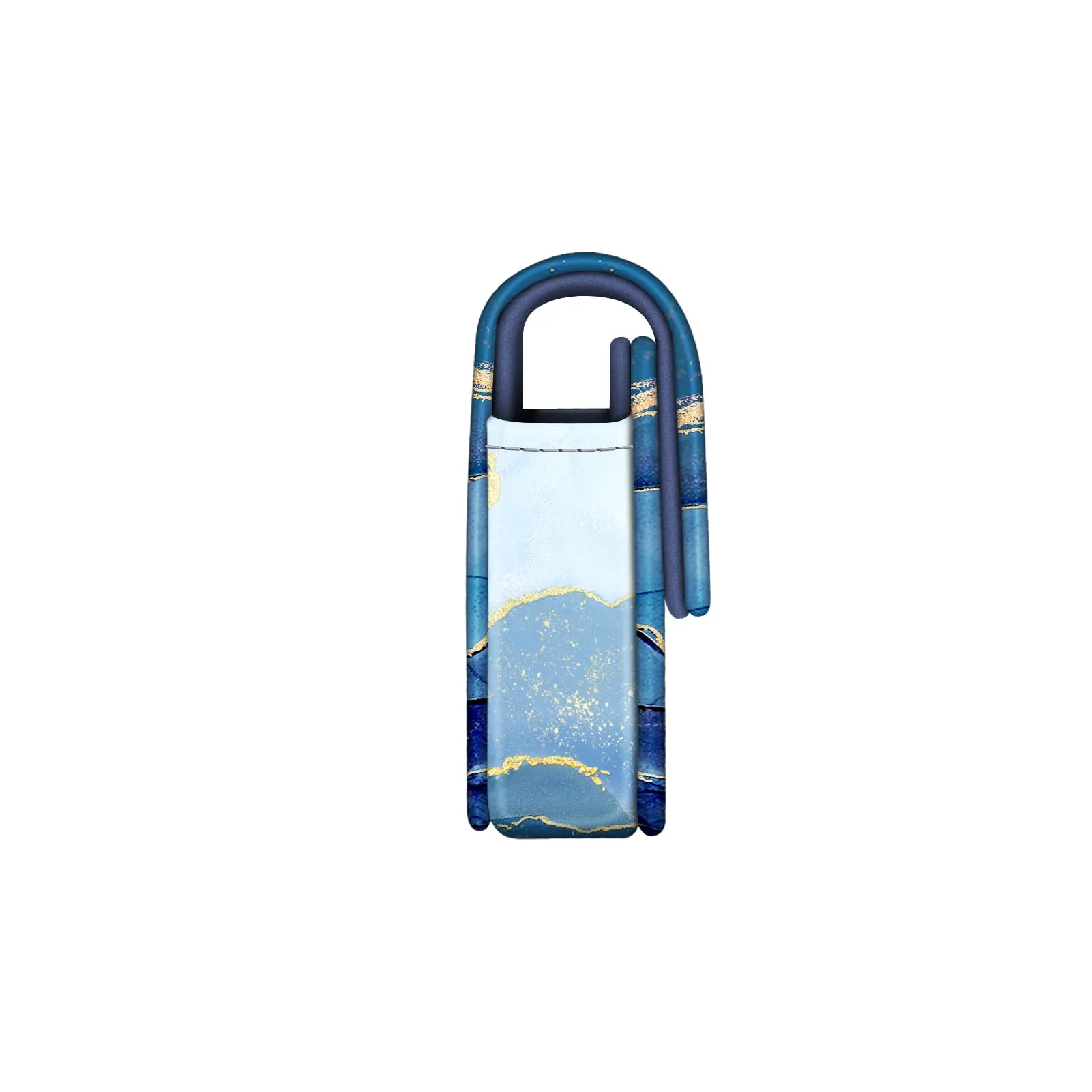FINTIE Porta Biglietti da Visita con Chiusura Magnetica - Z-ocean Marble - immagine 9