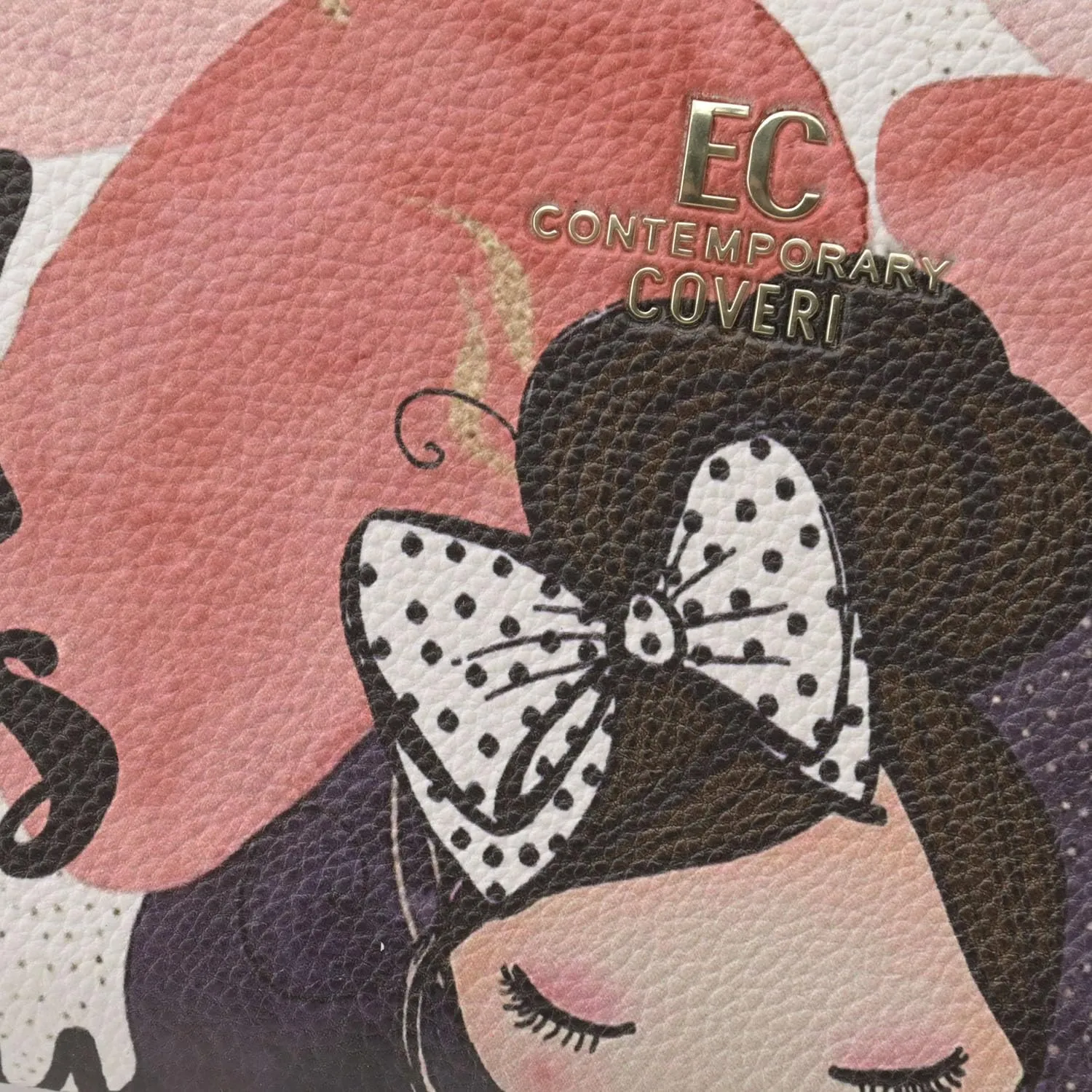 EC Contemporary Coveri Portafoglio Donna in PU con Cerniera Zip Around e Grafica Artistica - immagine 6