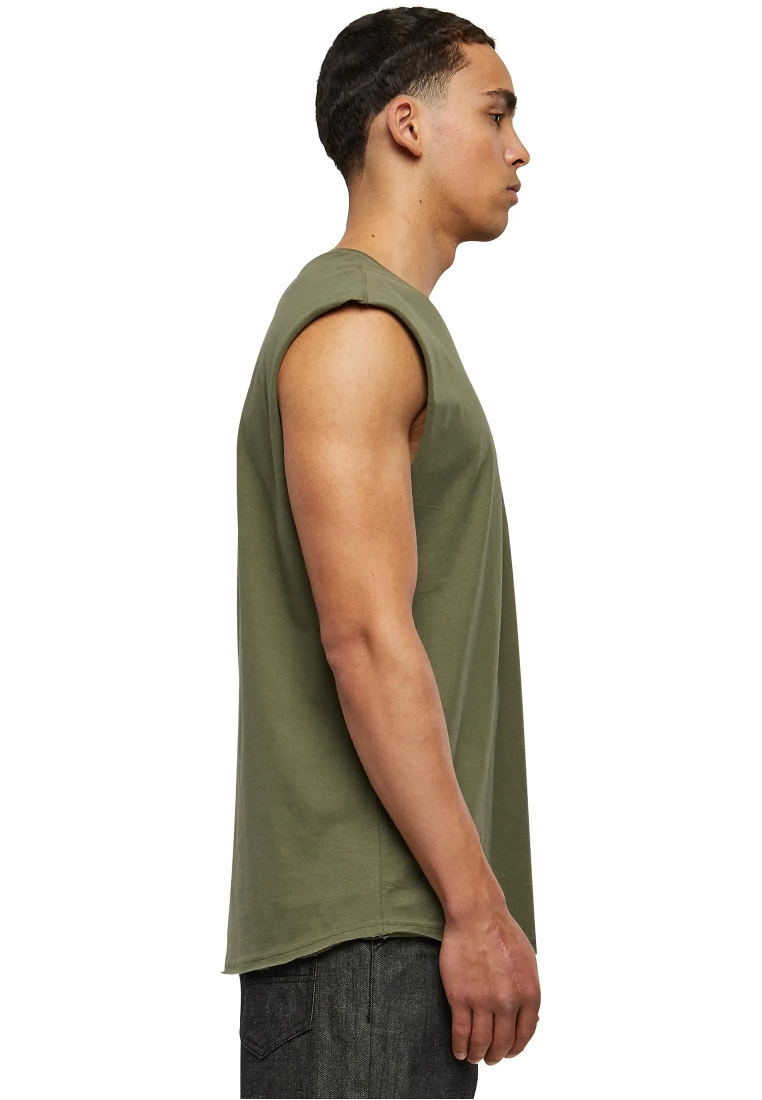Urban Classics Canotta Uomo Oversize TB1562-176 Verde Taglia L - immagine 5