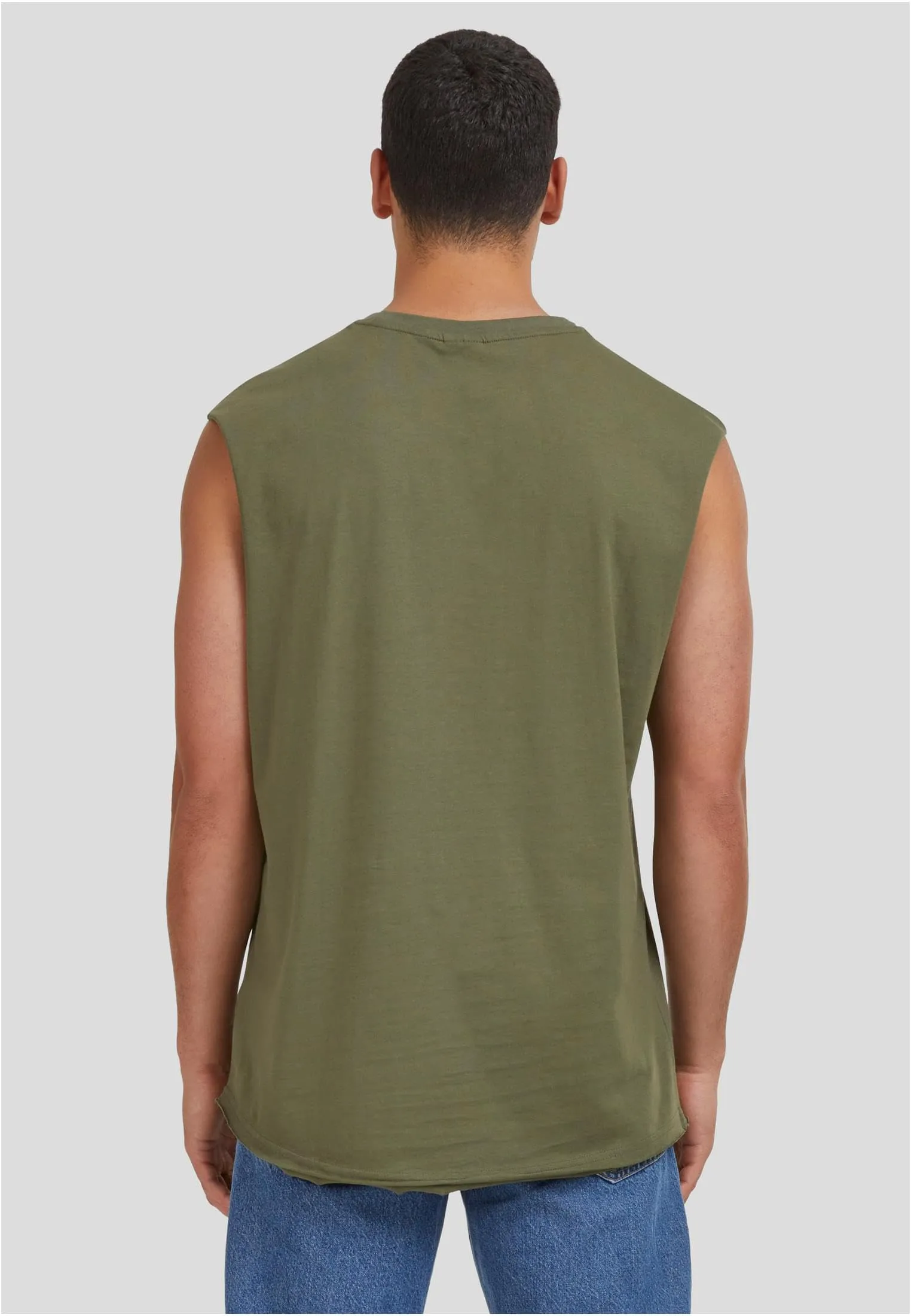 Urban Classics Canotta Uomo Oversize TB1562-176 Verde Taglia L - immagine 8