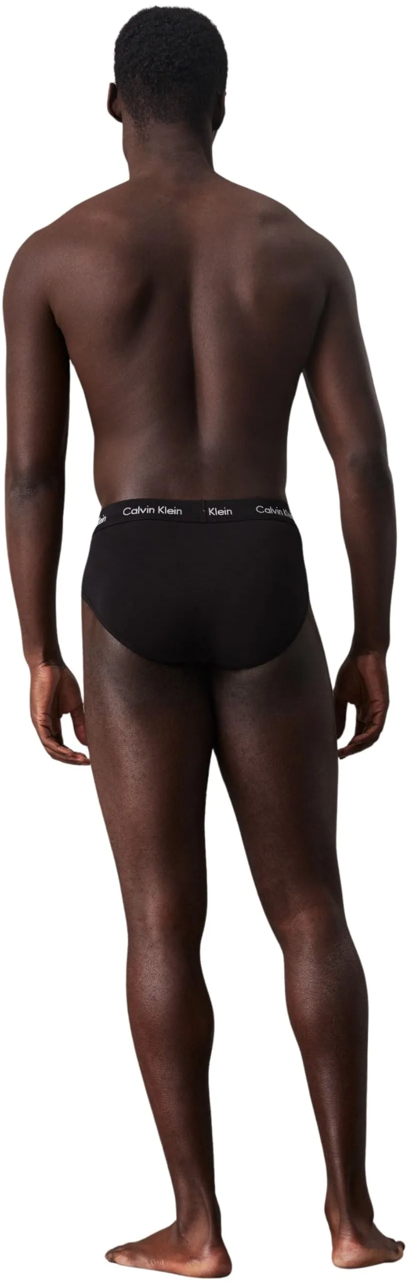 Calvin Klein Uomo Slip Hipster, Pack of 3, Black, S - immagine 4