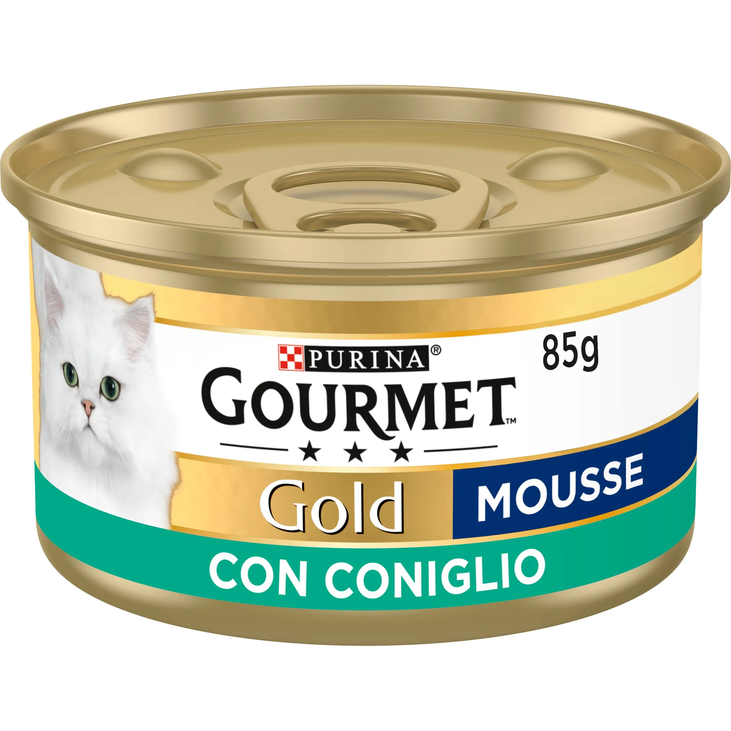 Gourmet Gold Cibo Umido per Gatti Adulti Mousse al Coniglio, 24 Lattine da 85 g - immagine 3