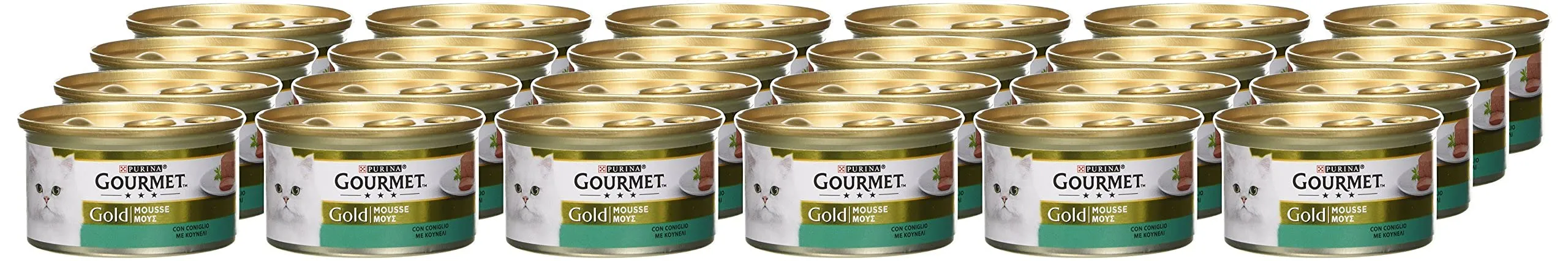Gourmet Gold Cibo Umido per Gatti Adulti Mousse al Coniglio, 24 Lattine da 85 g - immagine 8