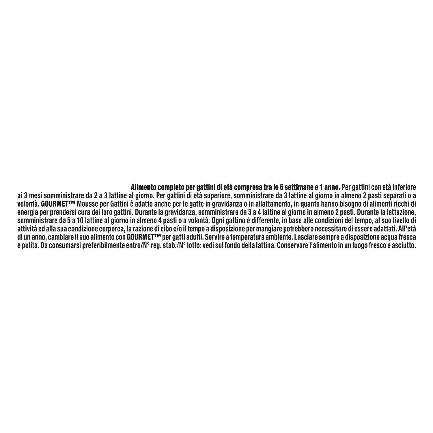 Gourmet Gold Cibo Umido per Gattini Mousse, 24 x 85 g - immagine 6