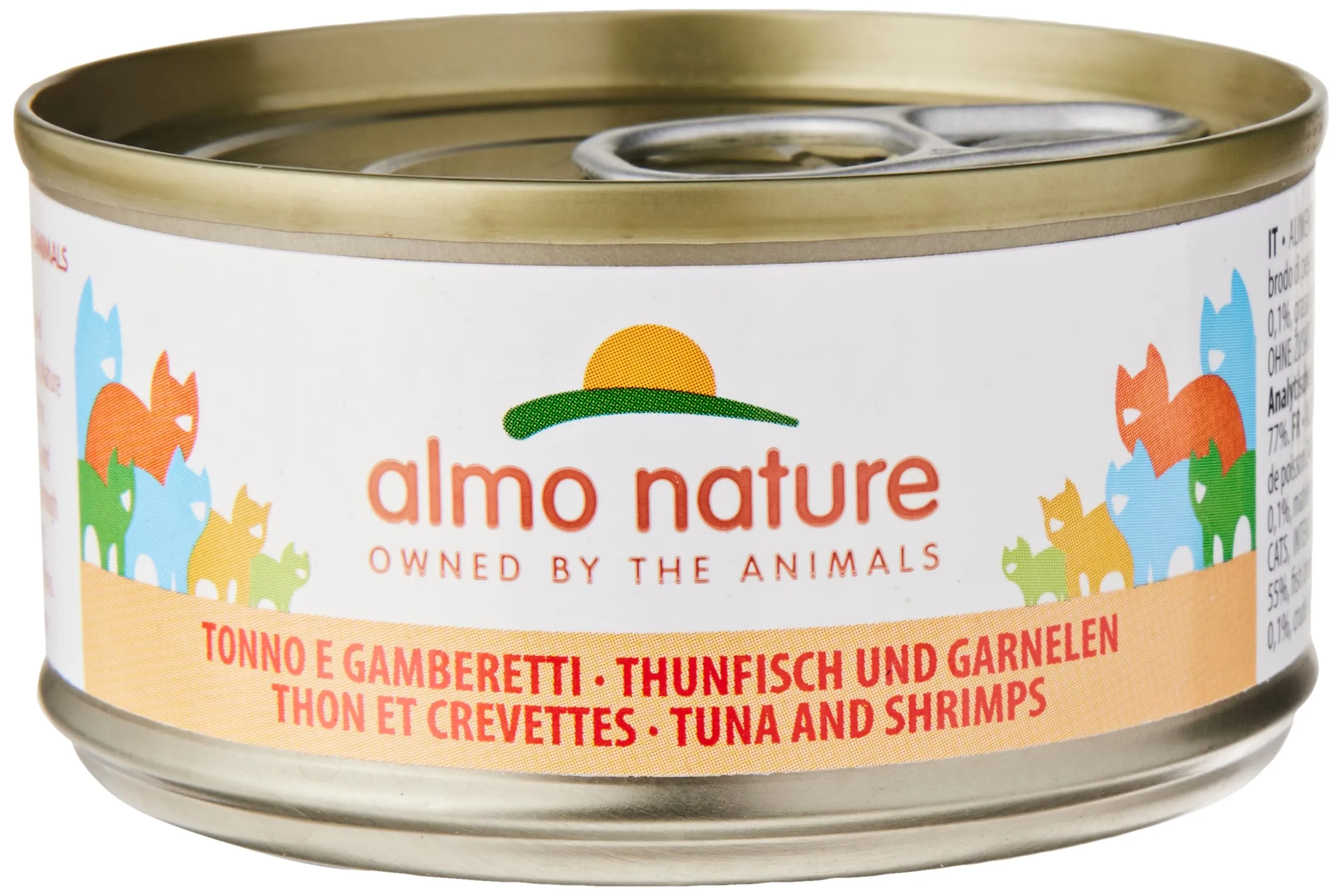 almo nature Legend Tonno e gamberetti Umido Gatto, 70 g, Confezione Da 6 - immagine 1