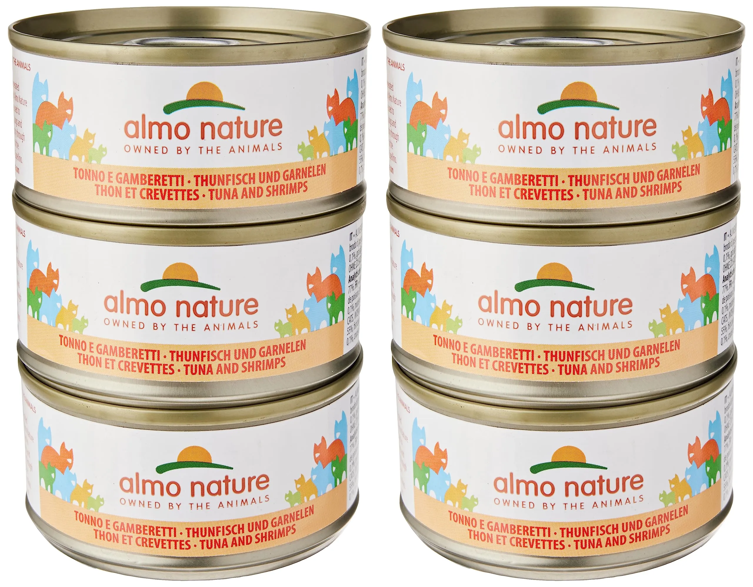 almo nature Legend Tonno e gamberetti Umido Gatto, 70 g, Confezione Da 6 - immagine 6
