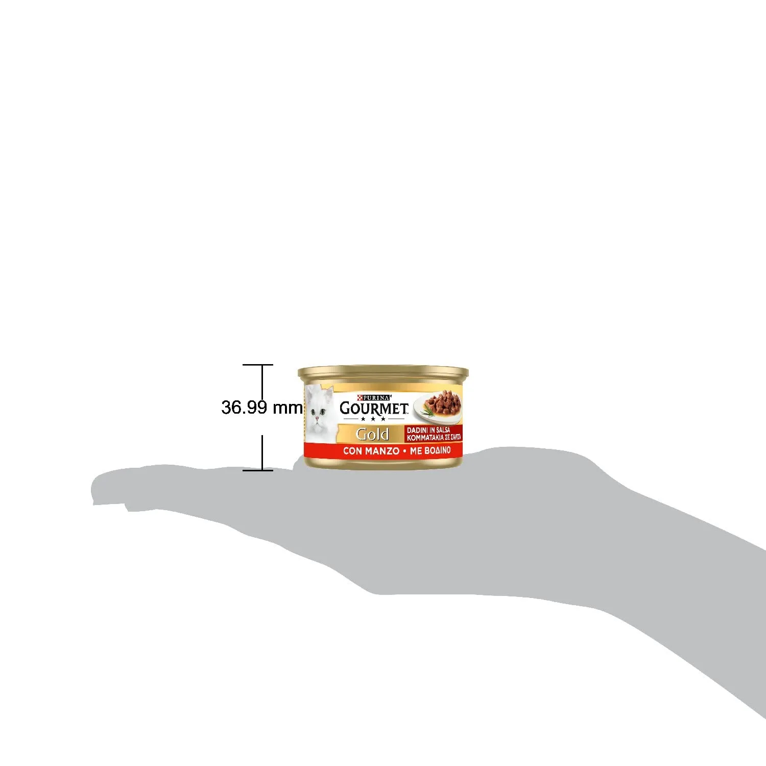 Gourmet Gold Cibo Umido per Gatti Adulti Dadini in Salsa con Manzo, 24 x 85g - immagine 4