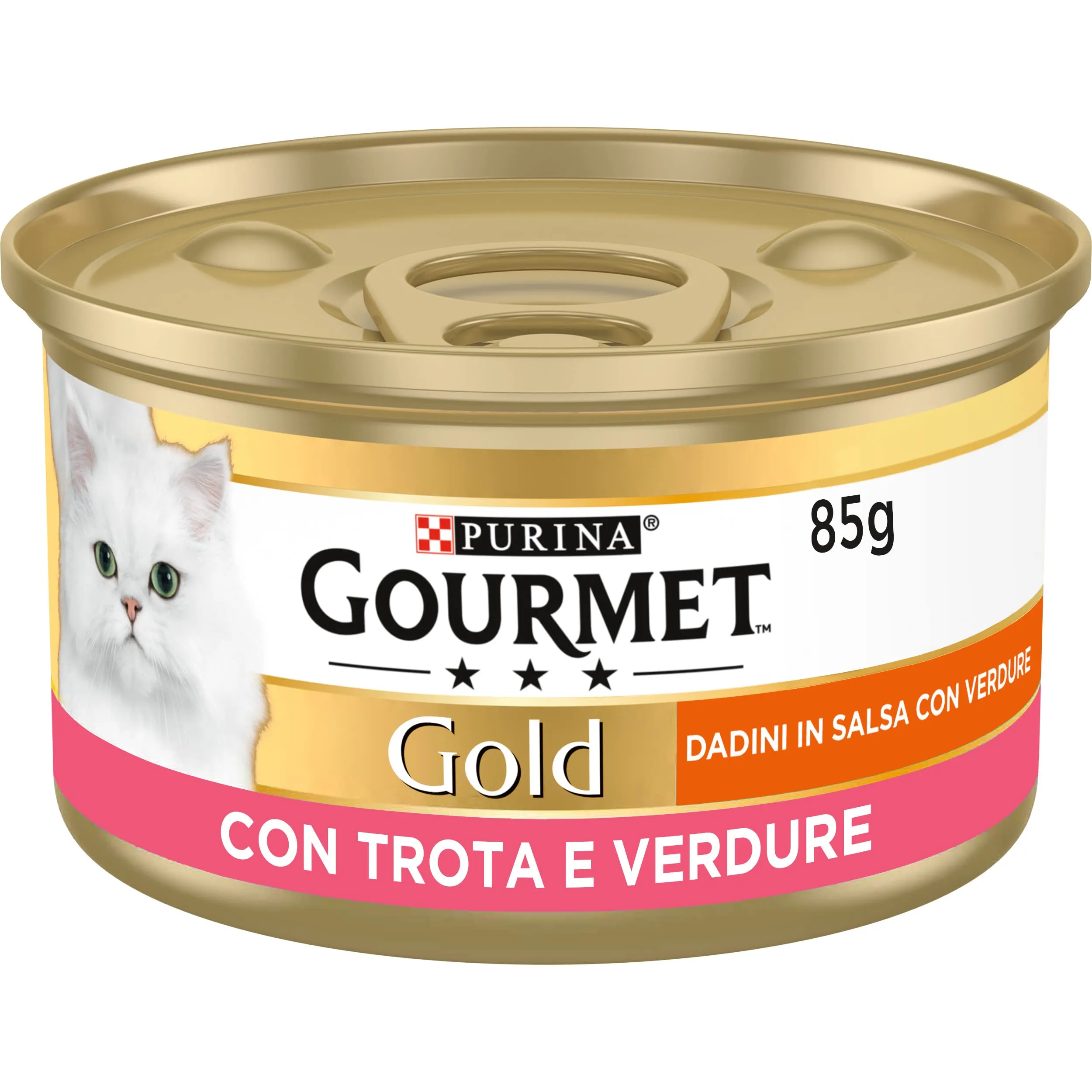 Gourmet Gold Cibo Umido per Gatti Adulti Dadini in Salsa con Trota e Verdure, 24 Lattine da 85g - immagine 2
