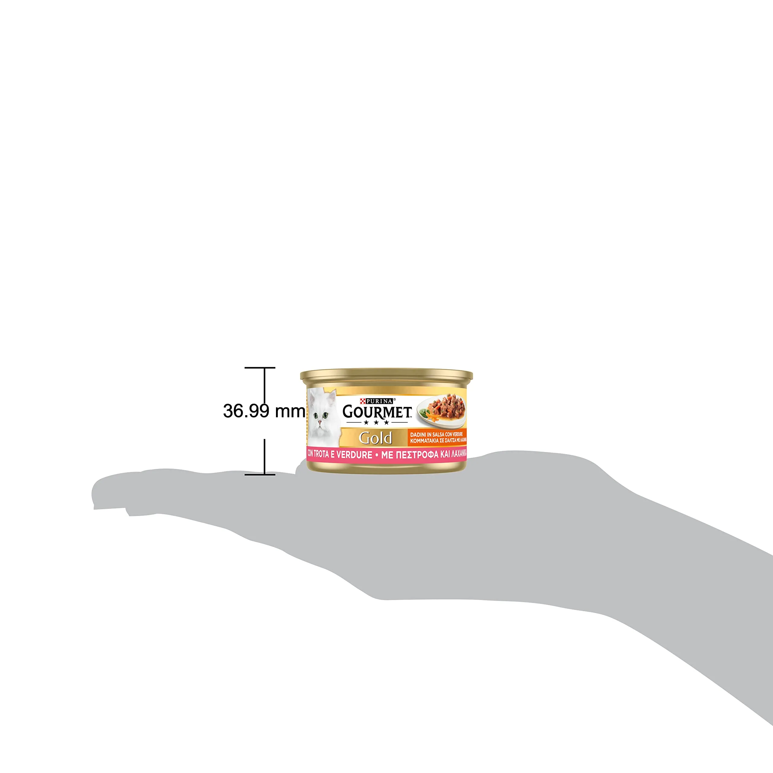 Gourmet Gold Cibo Umido per Gatti Adulti Dadini in Salsa con Trota e Verdure, 24 Lattine da 85g - immagine 4