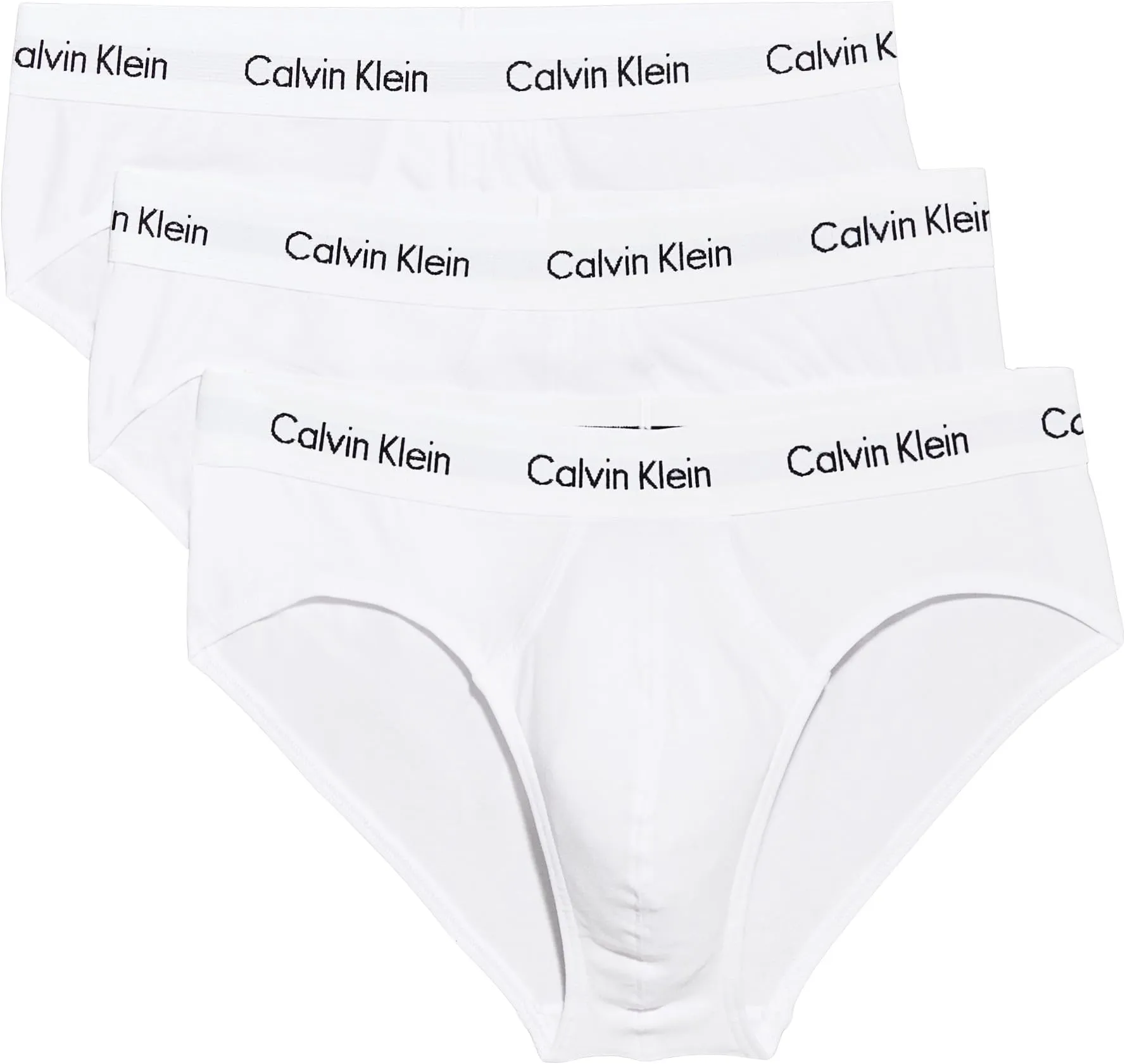 Calvin Klein Uomo Slip Hipster, Pack of 3, White, XL - immagine 1