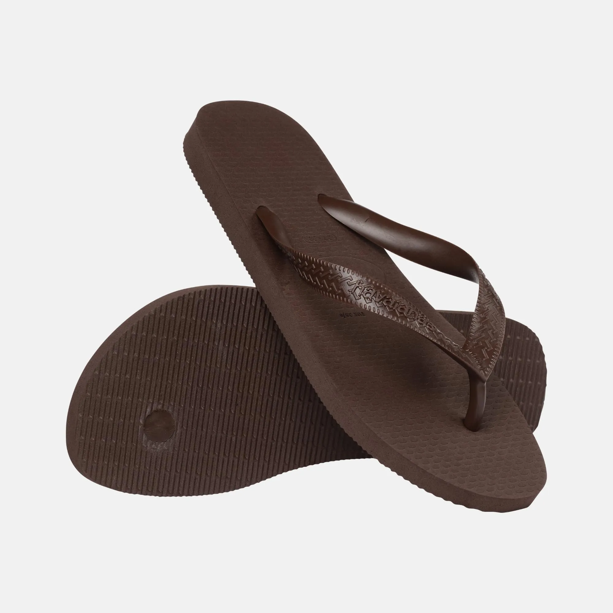 Havaianas Top Color Unisex Adult Flip-Flops - Dark Brown, 43 EU - immagine 4