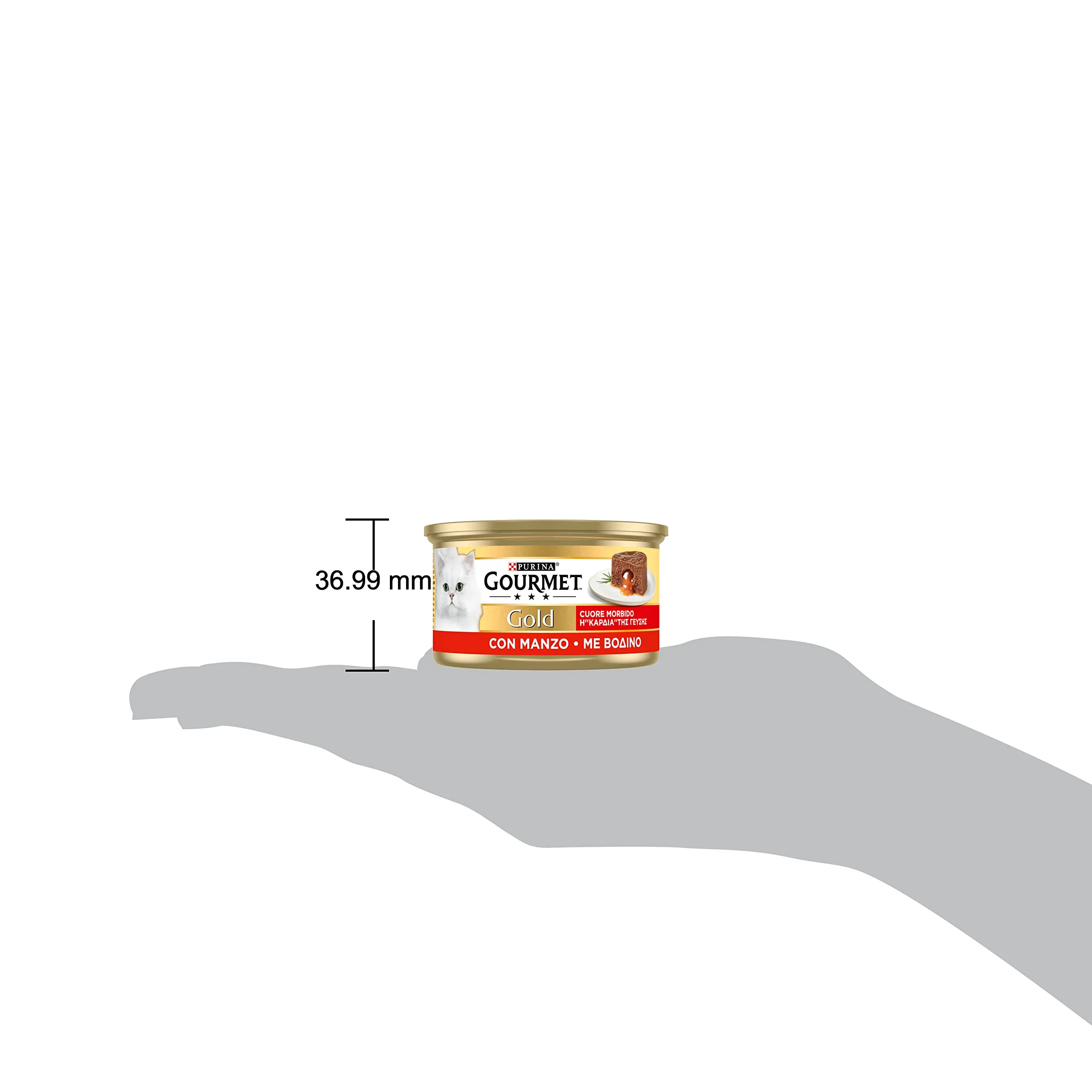 Gourmet Gold Cuore Morbido Cibo Umido per Gatti Adulti Manzo, 24 Lattine da 85 g - immagine 4