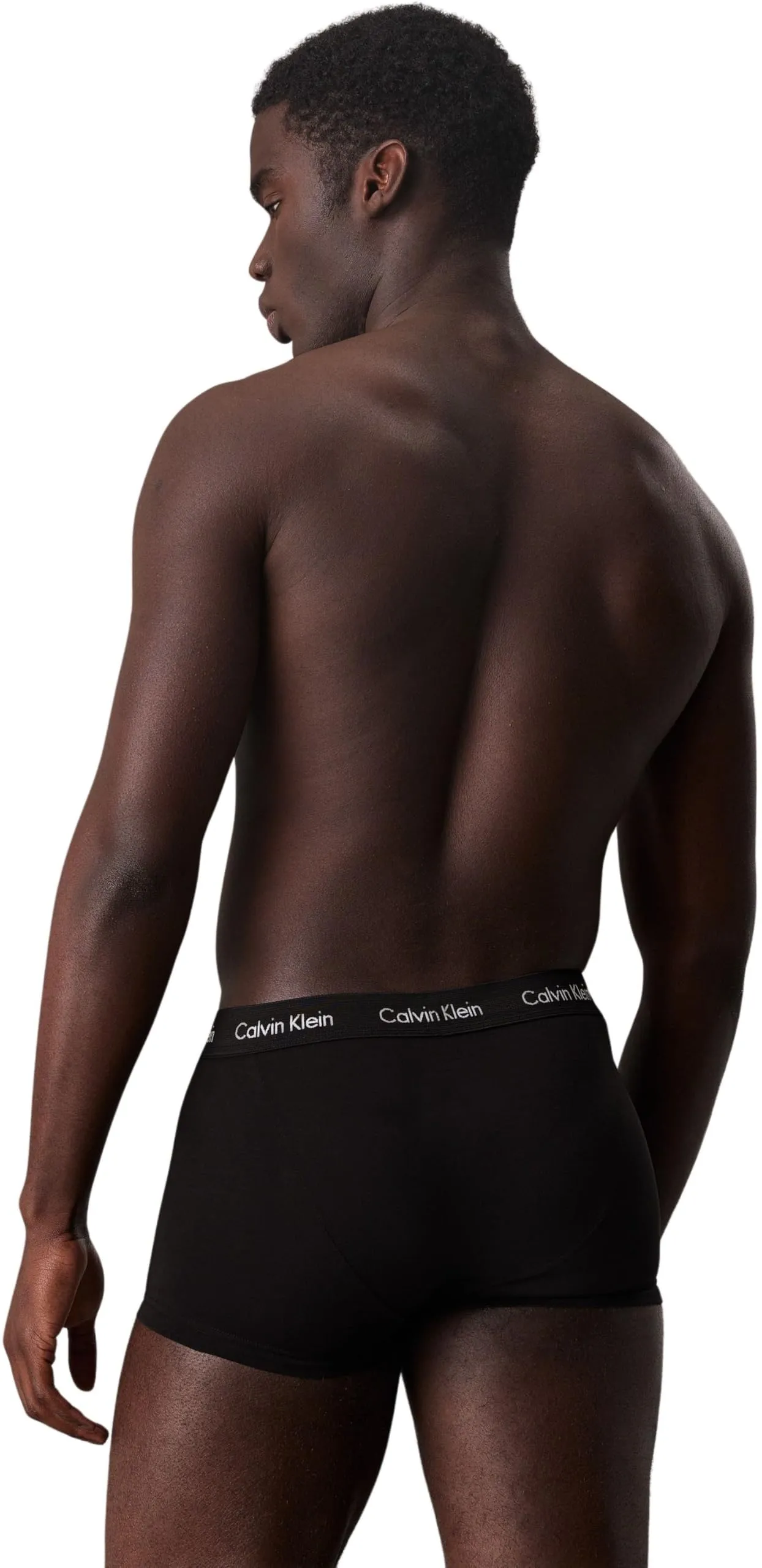 Calvin Klein Uomo Pantaloncini Boxer Vita Bassa, Confezione da 3, Nero, S - immagine 4