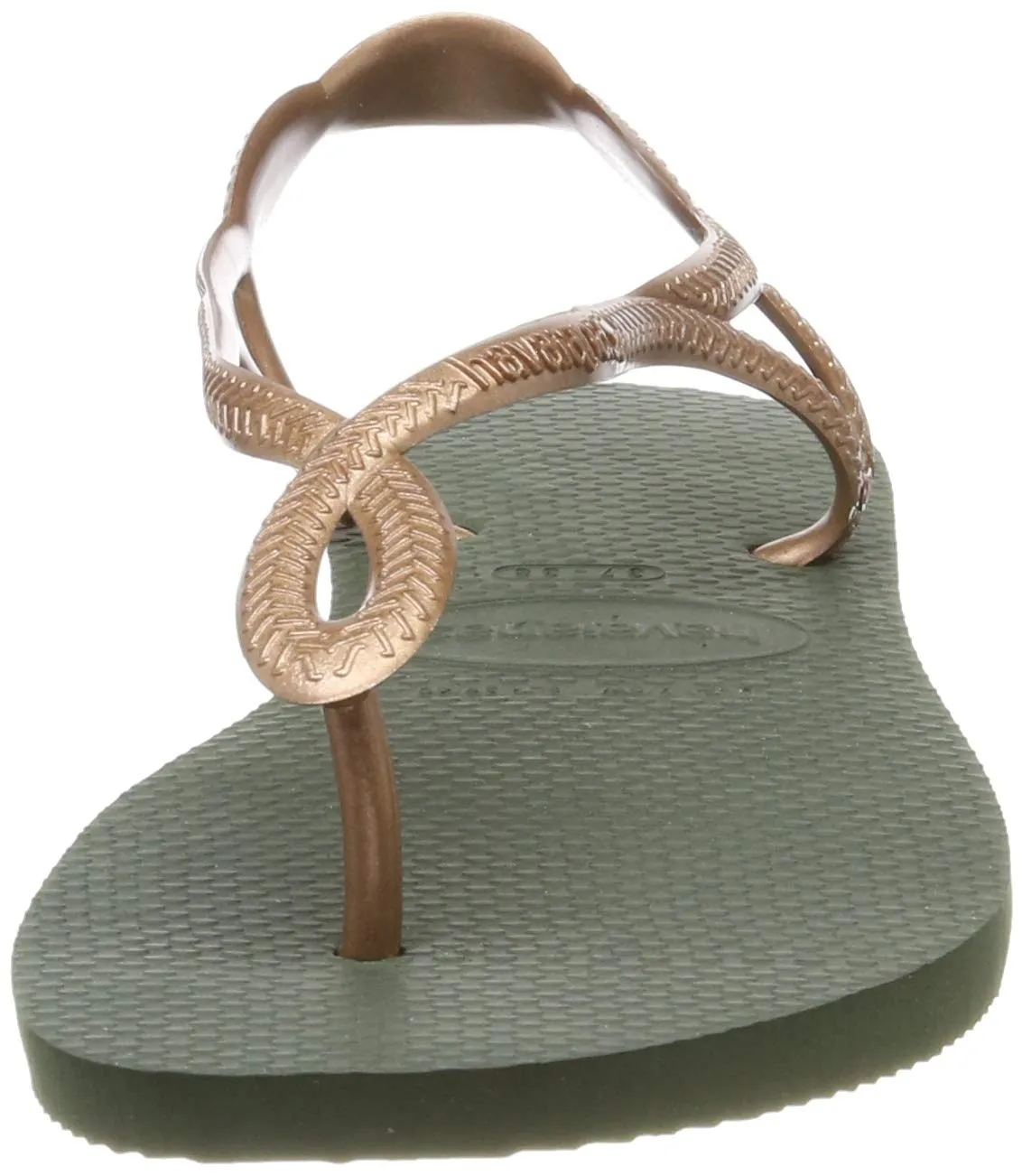 Havaianas Luna Infradito Donna Verde Olive Green 4896, 35/36 EU - immagine 2