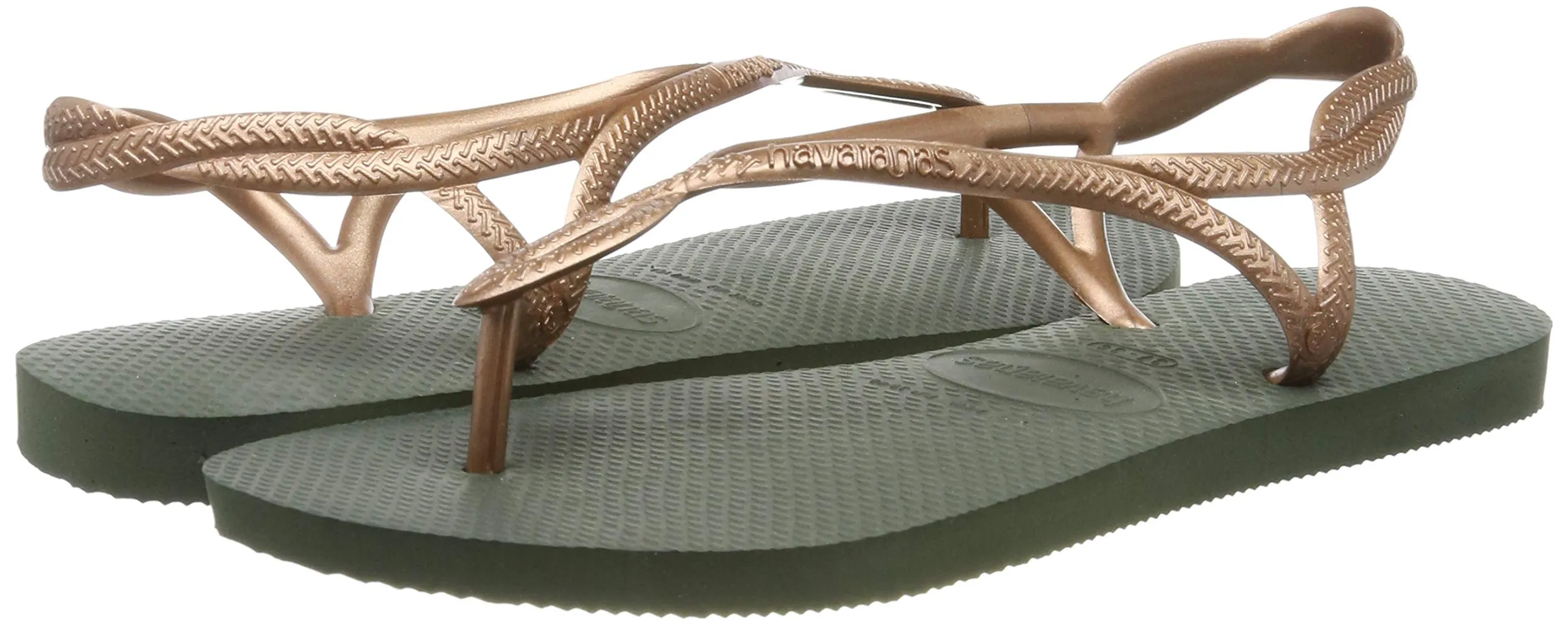 Havaianas Luna Infradito Donna Verde Olive Green 4896, 35/36 EU - immagine 7