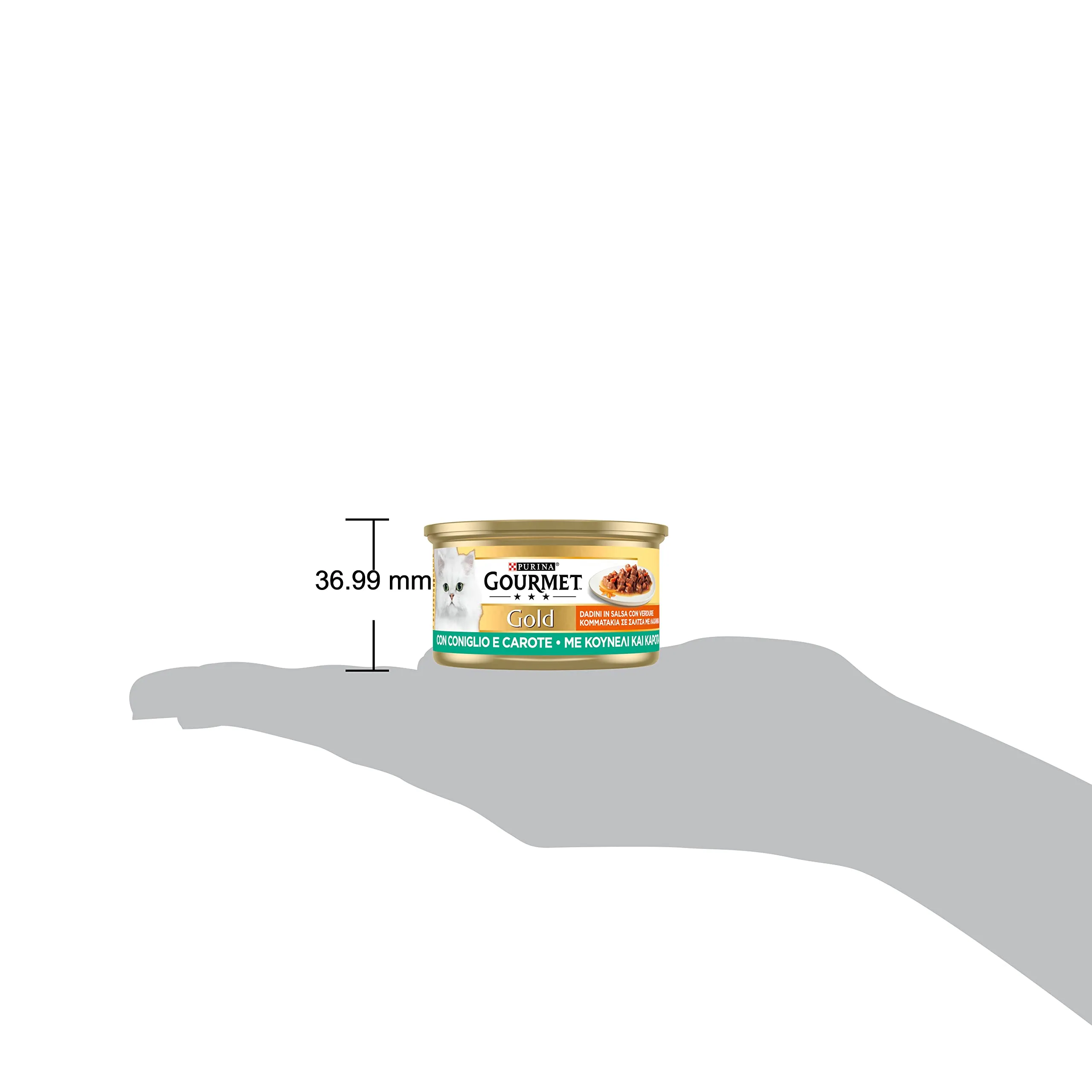 Gourmet Gold Cibo Umido per Gatti Adulti Bocconcini con Coniglio e Carote, 24 Lattine da 85g - immagine 4