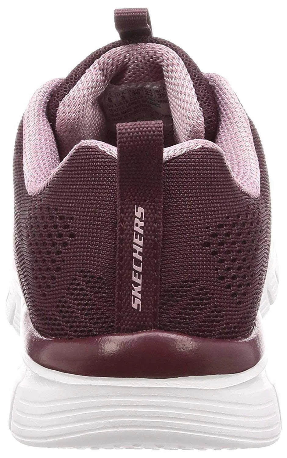 Skechers Donna Graceful Get Connected Trainers, Wine Mesh/Lavender Trim, 39.5 EU - immagine 3