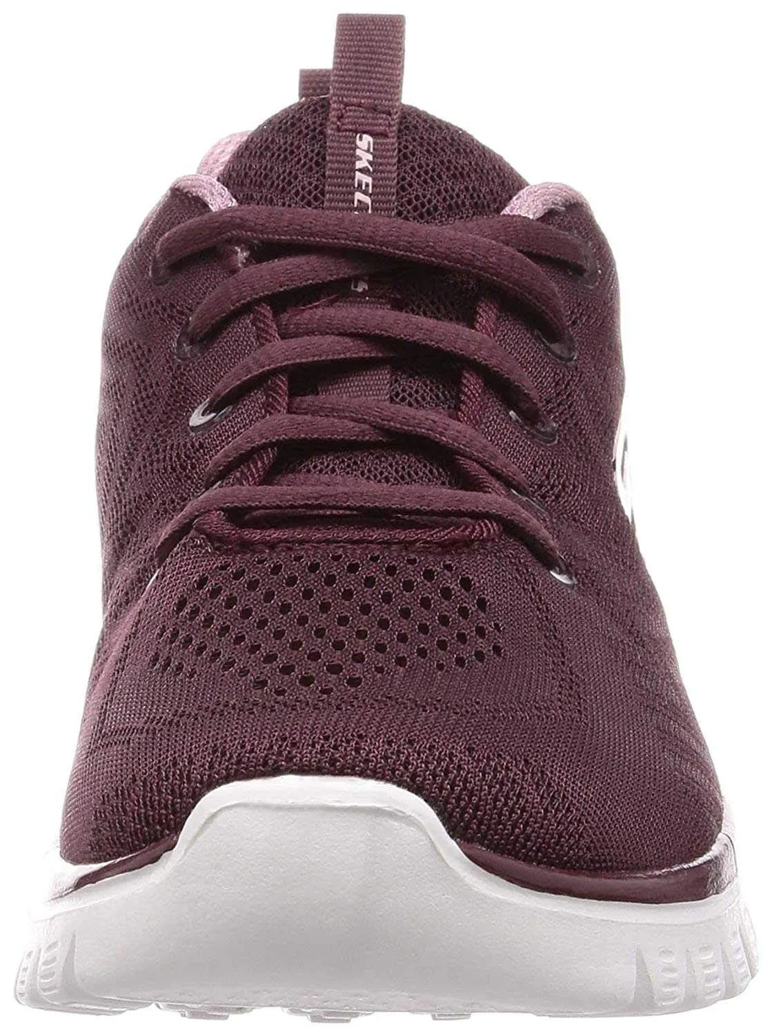 Skechers Donna Graceful Get Connected Trainers, Wine Mesh/Lavender Trim, 39.5 EU - immagine 5