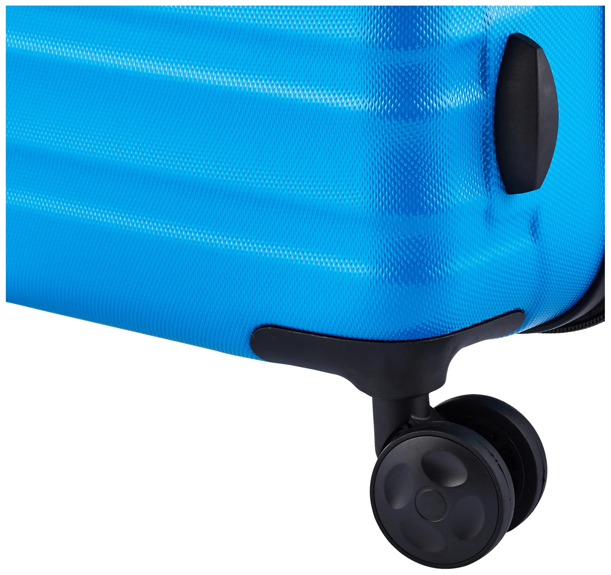 Amazon Basics Valigia Rigida Piccola Espandibile in ABS con 4 Ruote Doppie, 55 x 37,5 x 25,5 cm, Azzurro - immagine 4