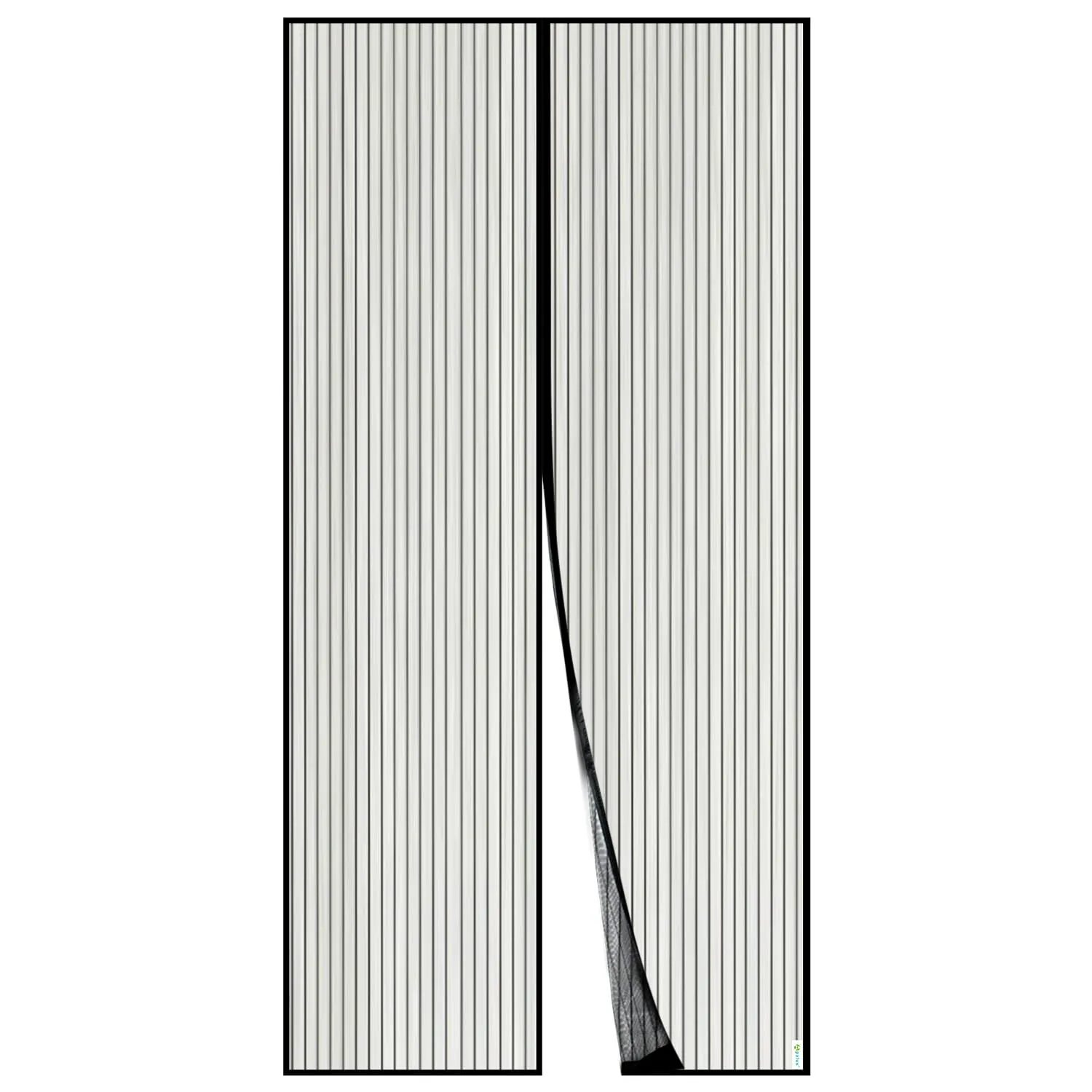 Apalus Zanzariera con Magneti per Porte, 120 x 220 cm, Nero - immagine 1