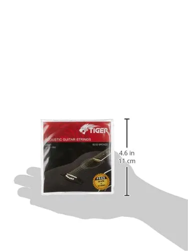 Tiger Corde in Acciaio per Chitarra Acustica, Super Light, AGS-SL - immagine 3