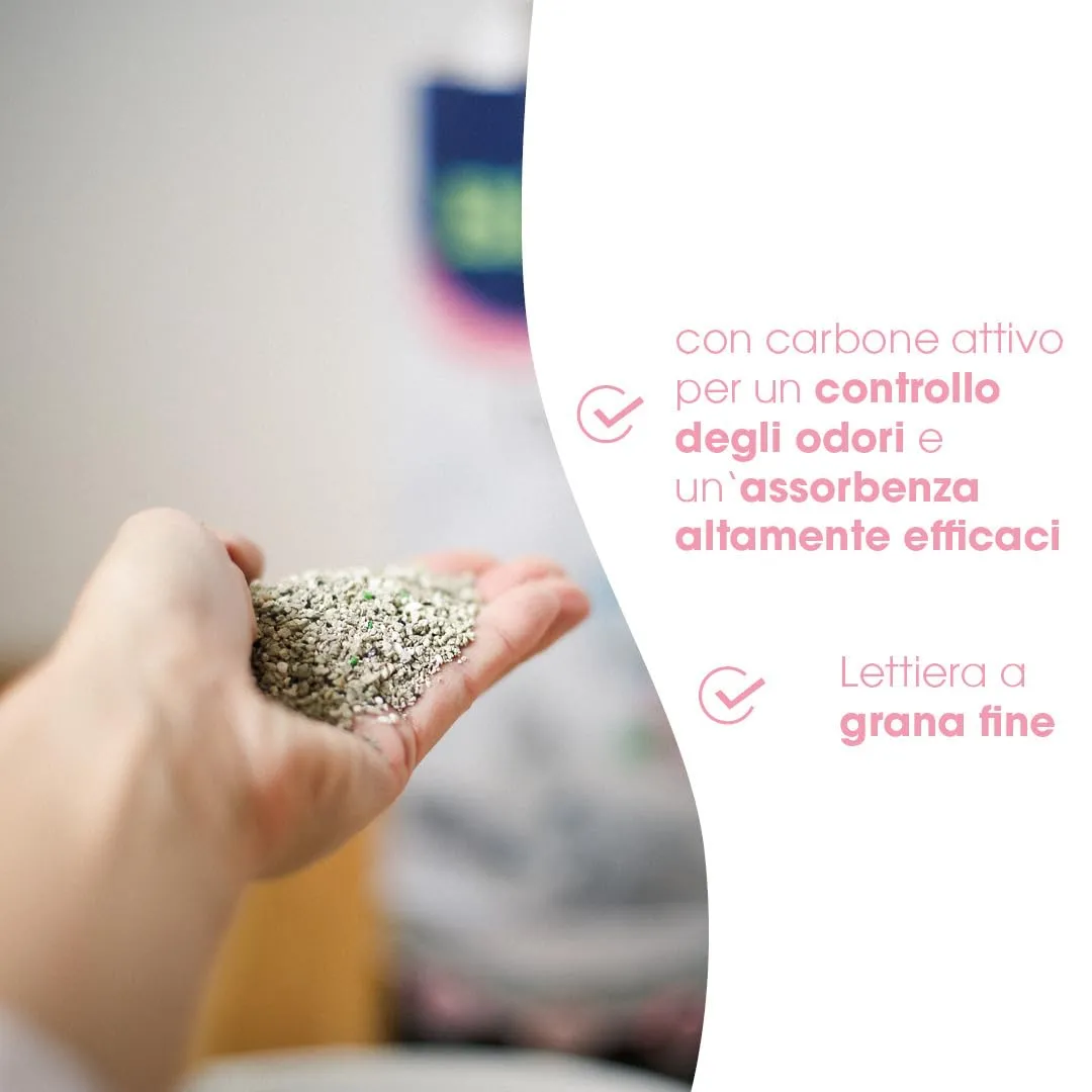 Biokat's Diamond Care Fresh Lettiera per gatti a grana fine con carbone attivo e aloe vera, 10 L - immagine 4