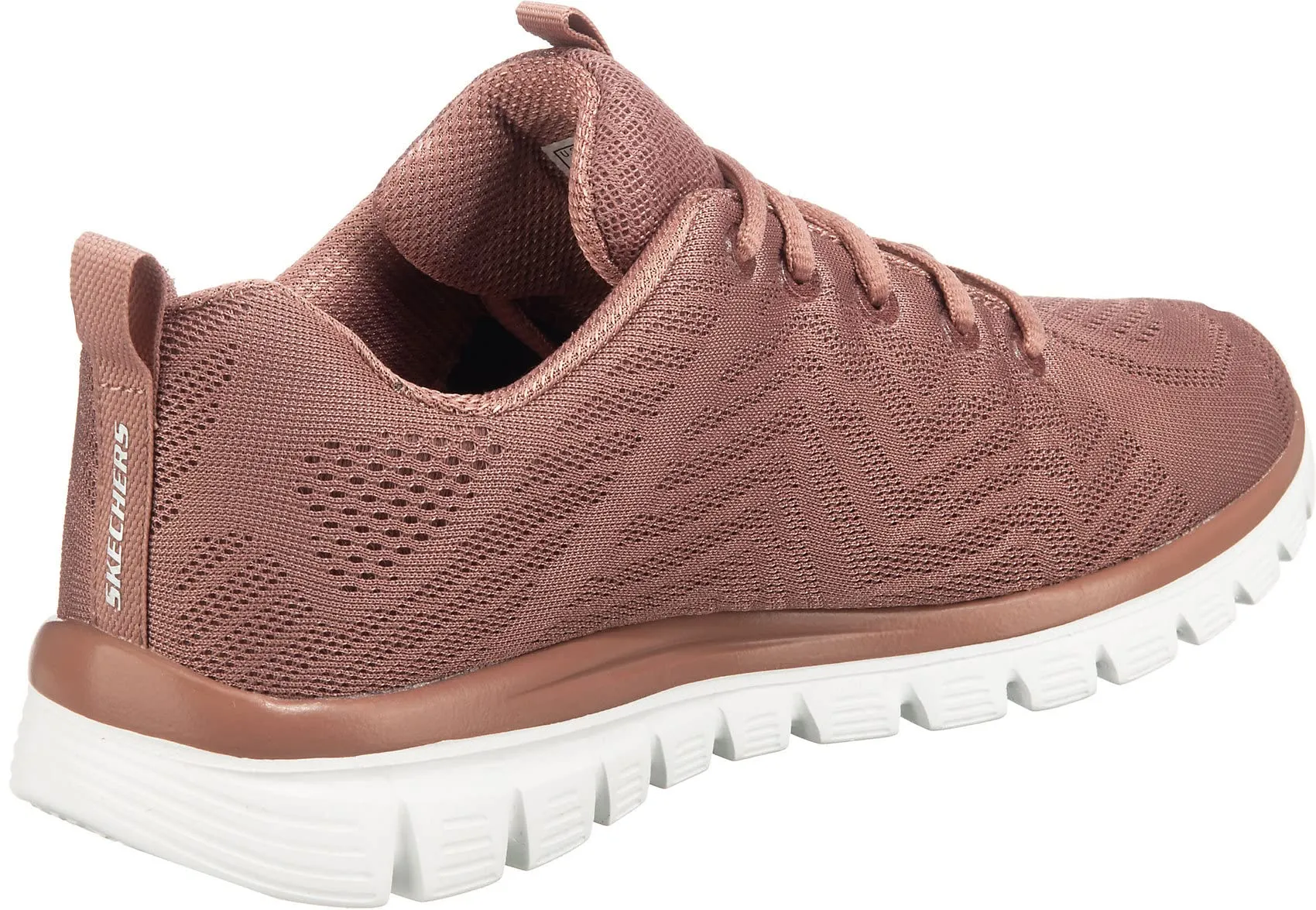 Skechers Donna Graceful Get Connected Trainers, Mauve Mesh Trim, 36 EU - immagine 5