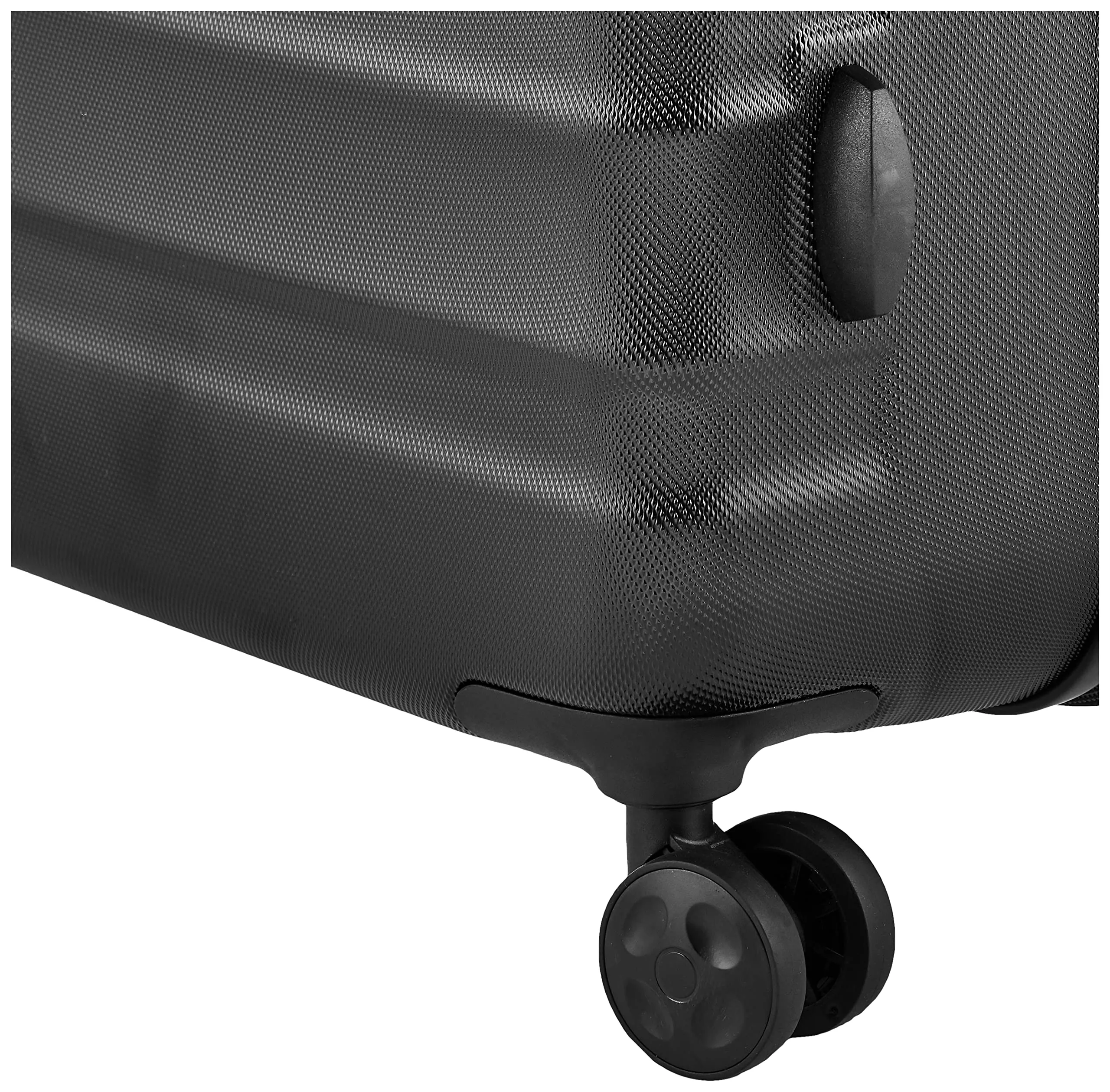 Amazon Basics Valigia Rigida Grande Espandibile in ABS, 78 x 52,6 x 32 cm - Nero - immagine 4