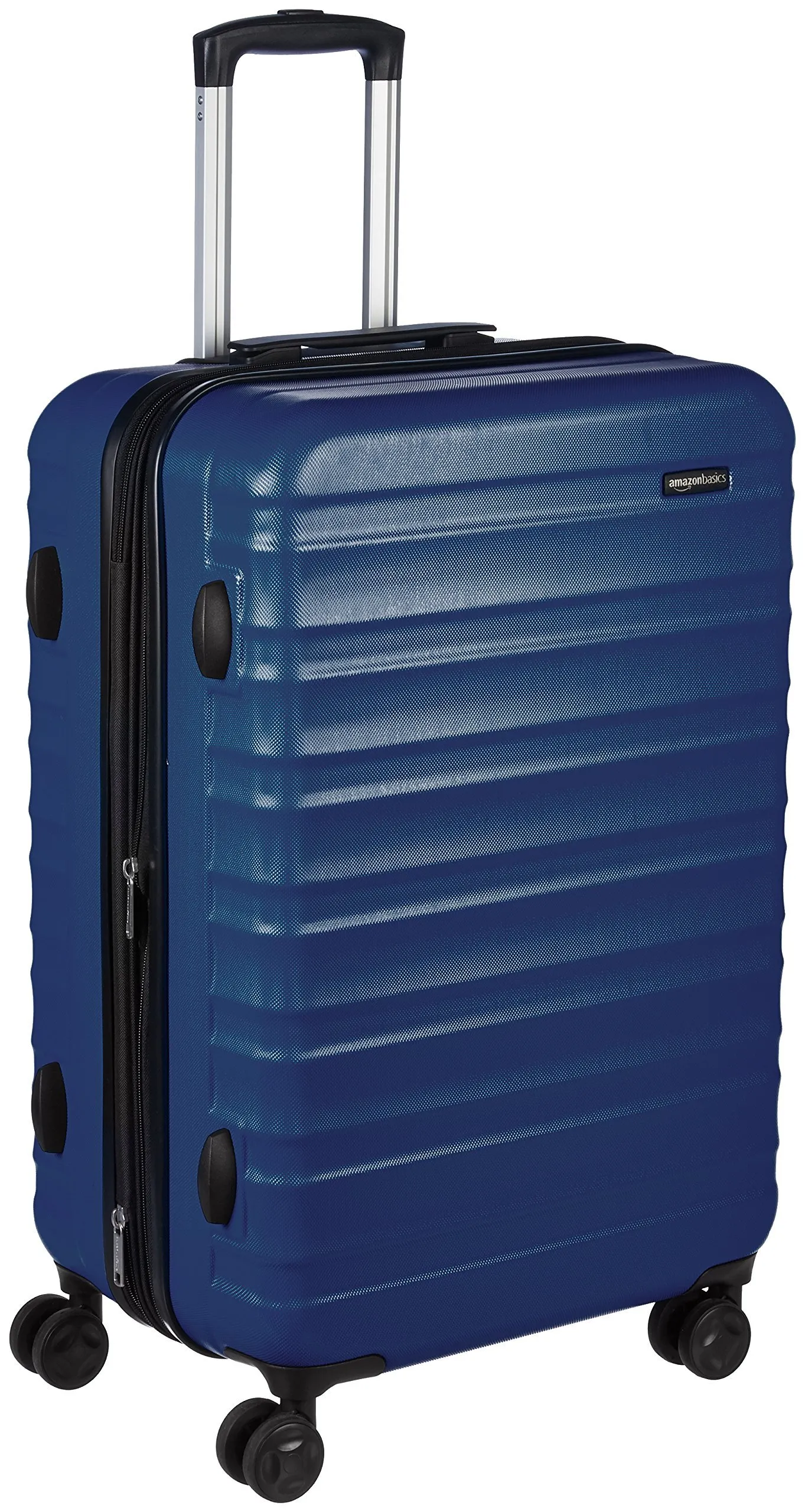 Amazon Basics Valigia Rigida Media Espandibile in ABS, 68 x 45,1 x 28,6cm, Blu Navy - immagine 1