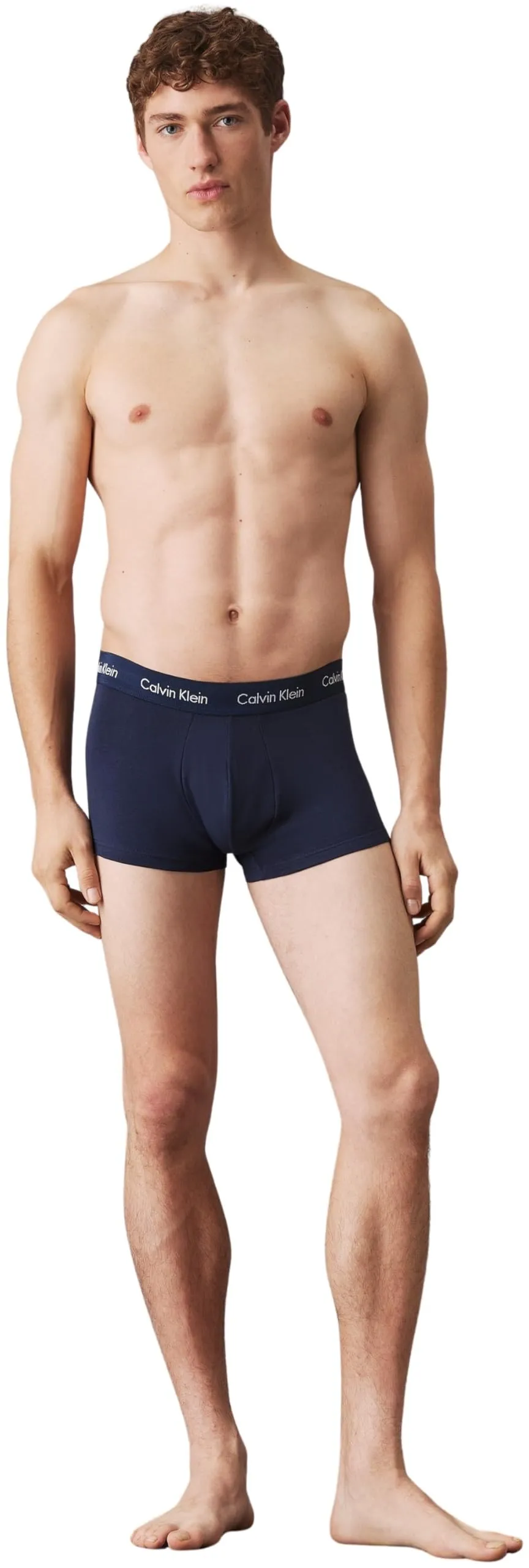 Calvin Klein Uomo Pantaloncini Boxer Vita Bassa, Confezione da 3, Multicolore (Black/Blueshadow/Cobaltwater Dtm Wb), XL - immagine 6
