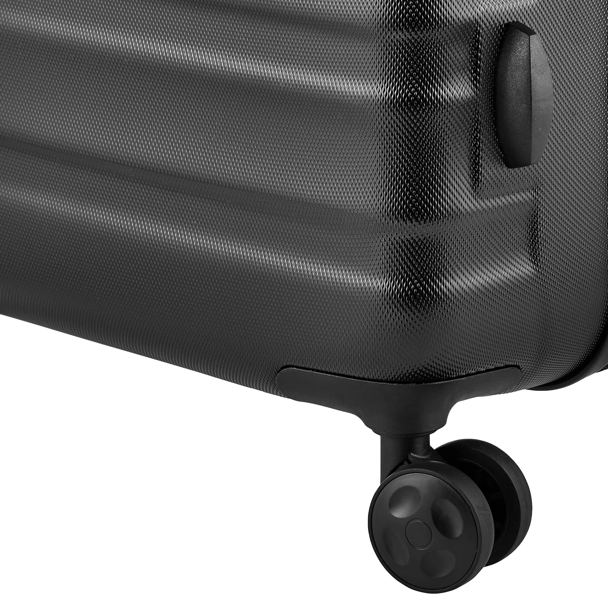 Amazon Basics Set Valigie Rigide ABS Espandibili (Piccola, Media, Grande) - Nero - immagine 4