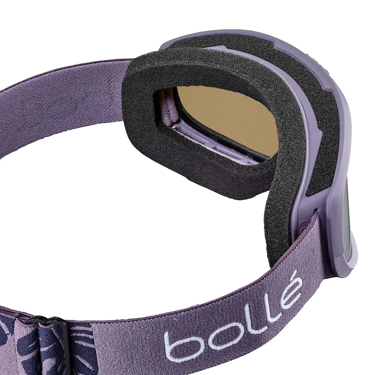 Bollé Sierra Plum Monstera Matte - Black Chrome Cat 3 Ski Goggles, Size S-M Women Adult - immagine 2