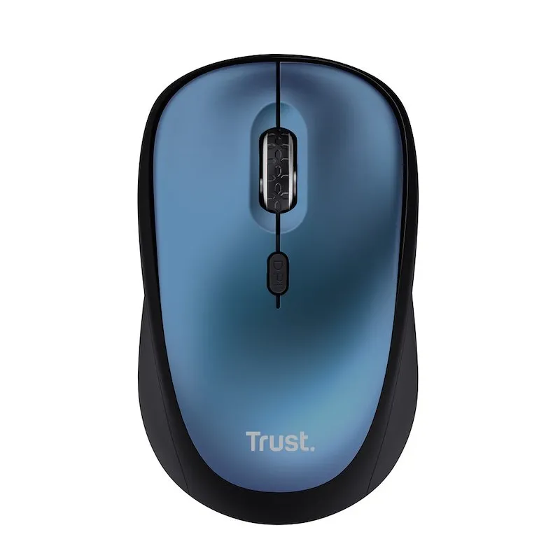 Trust Yvi+ Wireless Silent Mouse, Blue - immagine 1