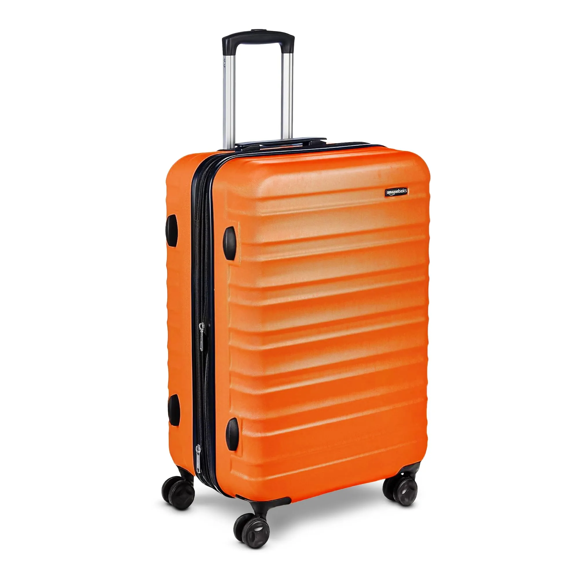 Amazon Basics Valigia Rigida Media Espandibile in ABS, 68 x 45,1 x 28,6 cm, Arancione Bruciato - immagine 1
