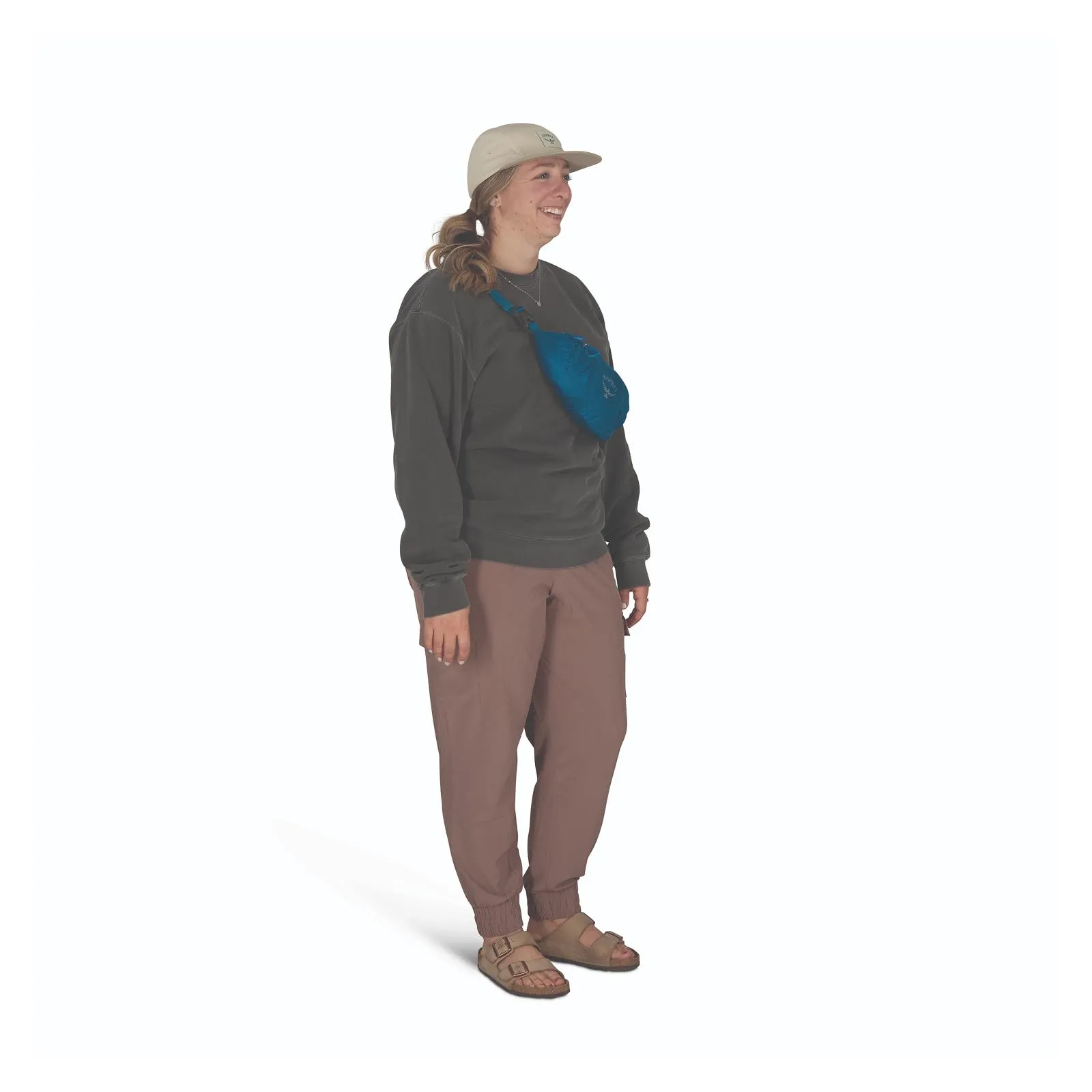 Osprey Ultralight Stuff Marsupio, 2L, Tundra Green - immagine 4