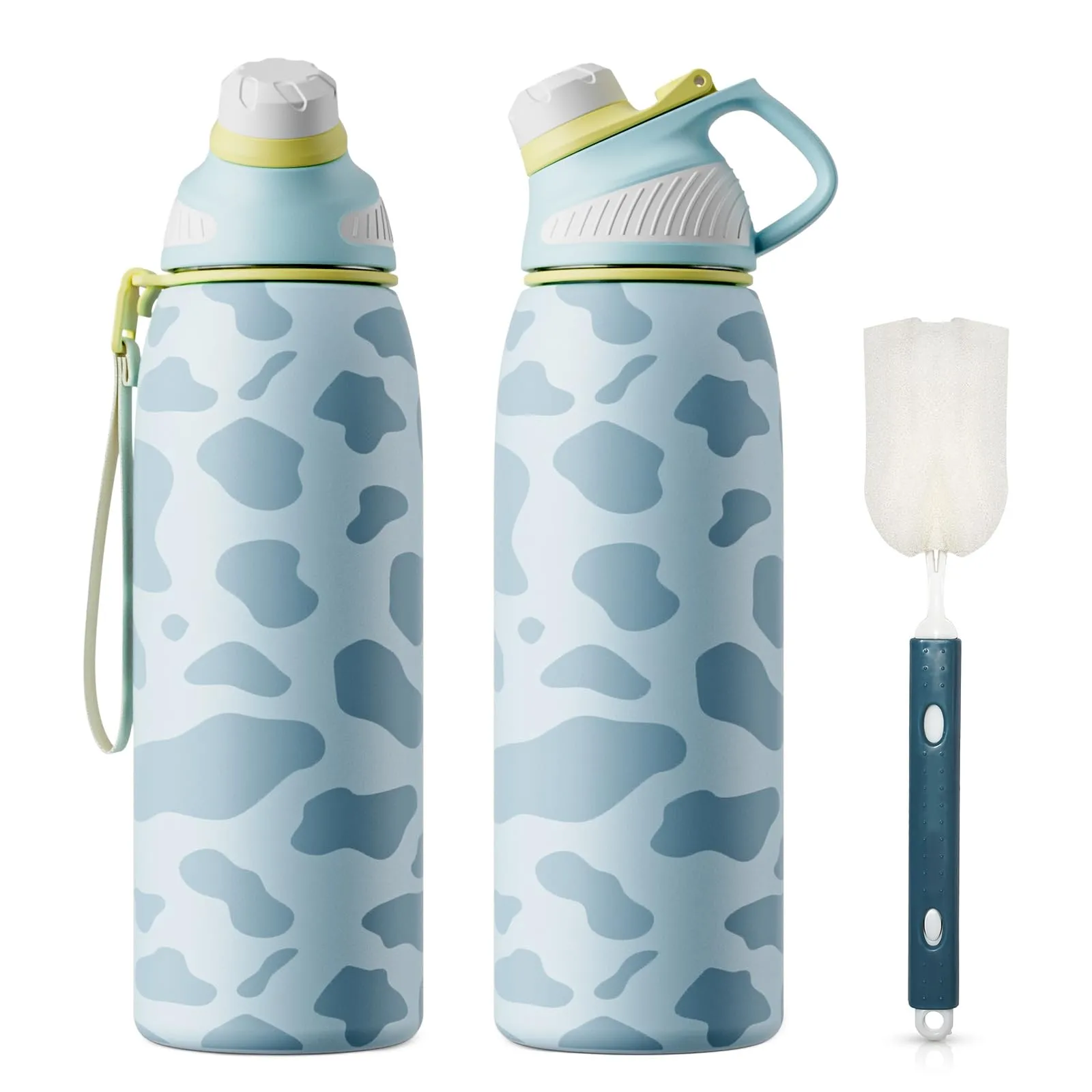 Fjbottle Borraccia sportiva in acciaio inox, 1 l, con coperchio magnetico - immagine 1