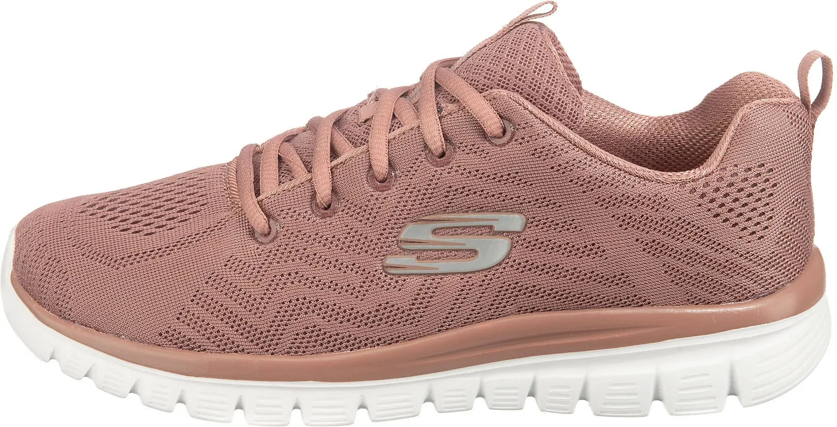 Skechers Graceful Get Connected Trainers, Mauve Mesh Trim, 38 EU - immagine 3
