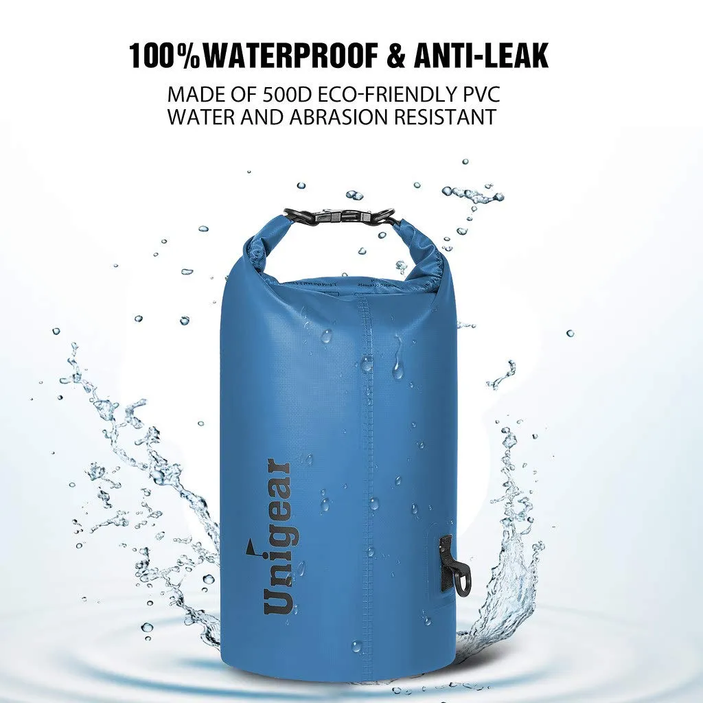 Unigear Borsa Impermeabile 5L Cielo Blu con Custodia Impermeabile per Telefono - immagine 2
