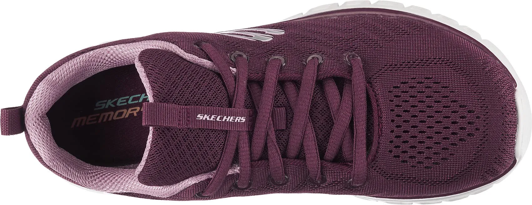Skechers Graceful Get Connected Sneakers, Wine, 37 EU - immagine 6