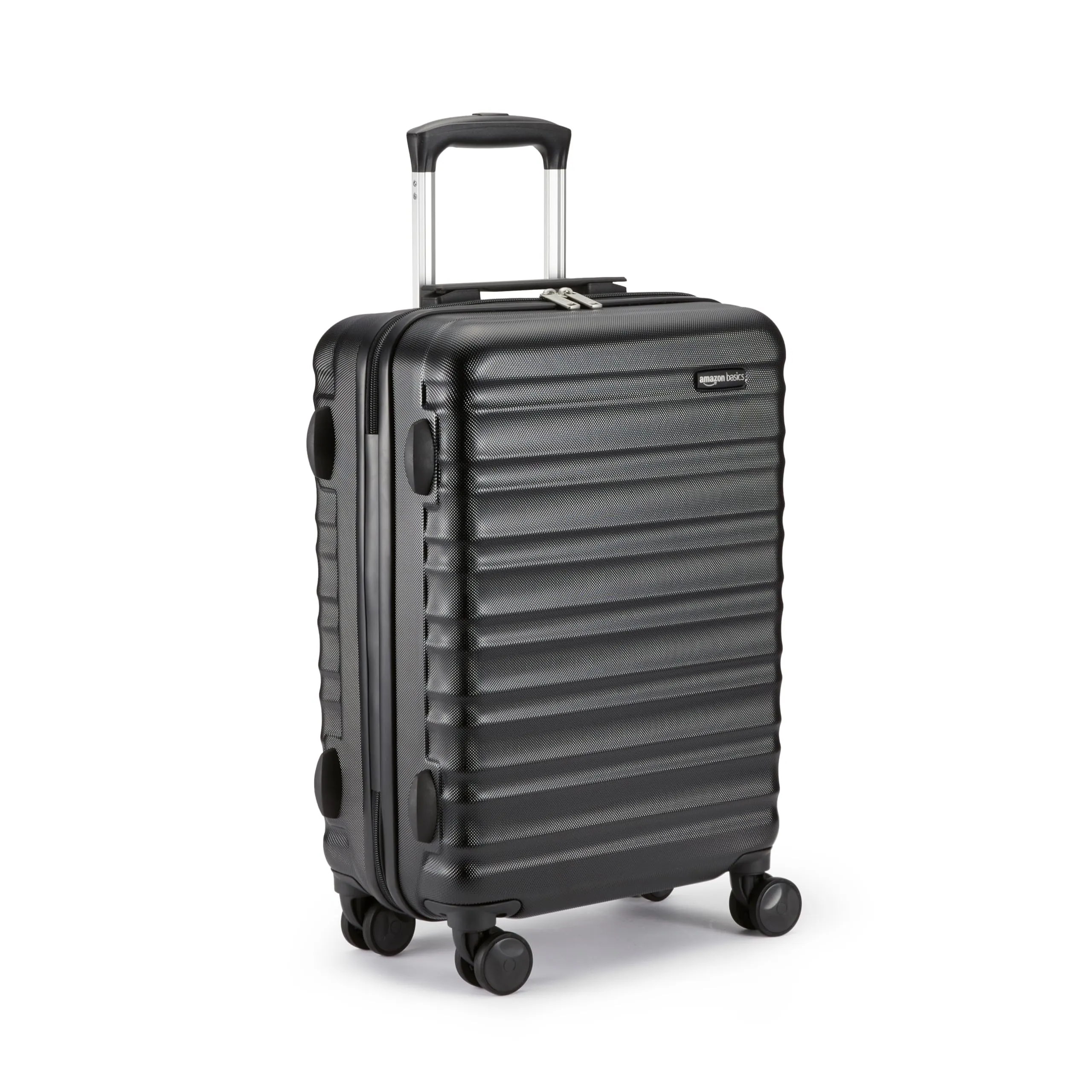 Amazon Basics Valigia Rigida da Cabina ABS 55 x 40 x 20cm - Nero - immagine 1
