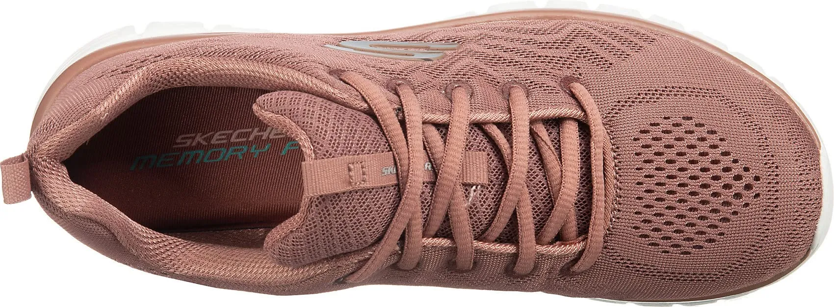 Skechers Graceful Get Connected Trainers - Mauve Mesh Trim, 41 EU - immagine 6