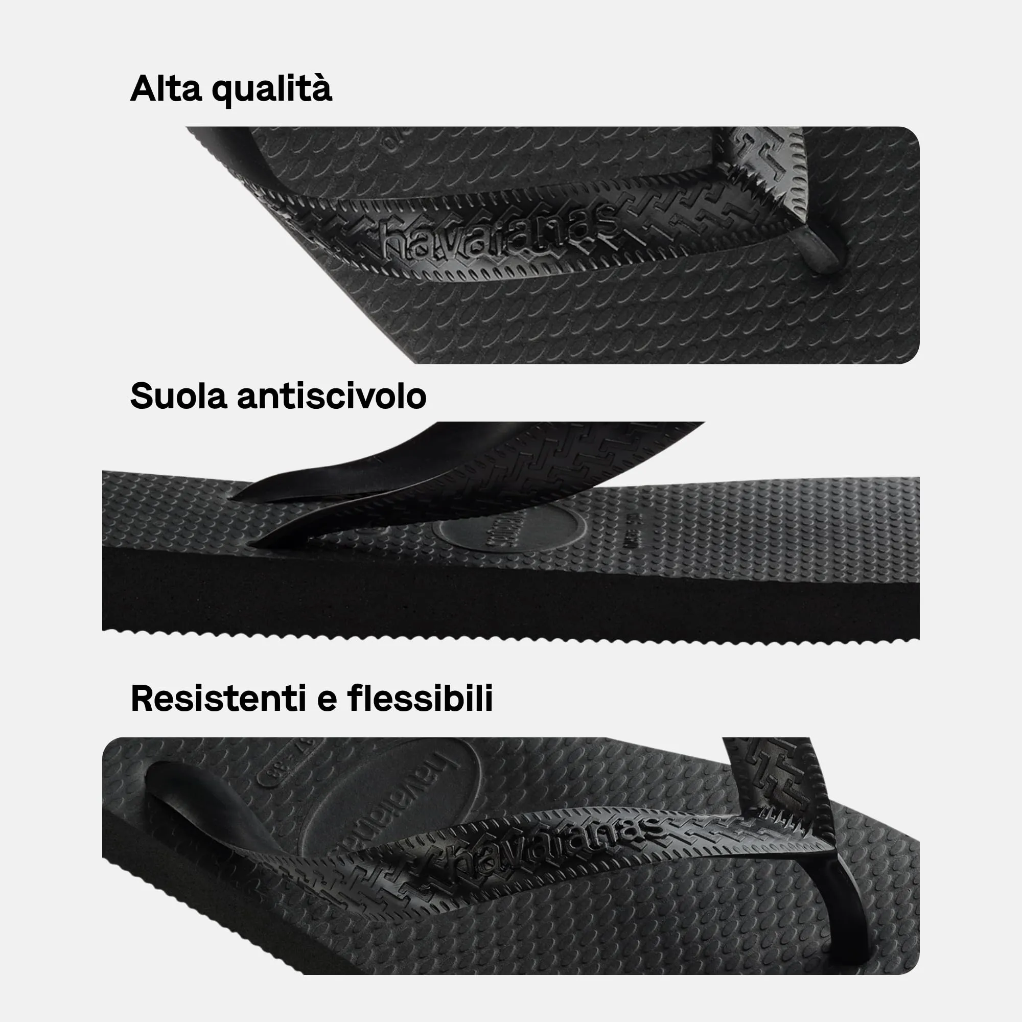 Havaianas Top Color Infradito Unisex Adulto Nero - immagine 6