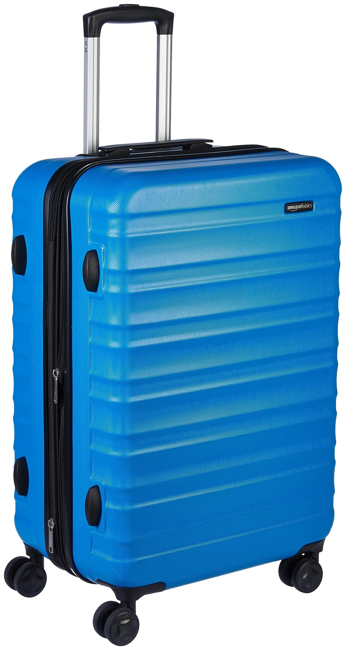 Amazon Basics Valigia Rigida Media Espandibile in ABS, 68 x 45,1 x 28,6 cm, Azzurro - immagine 1