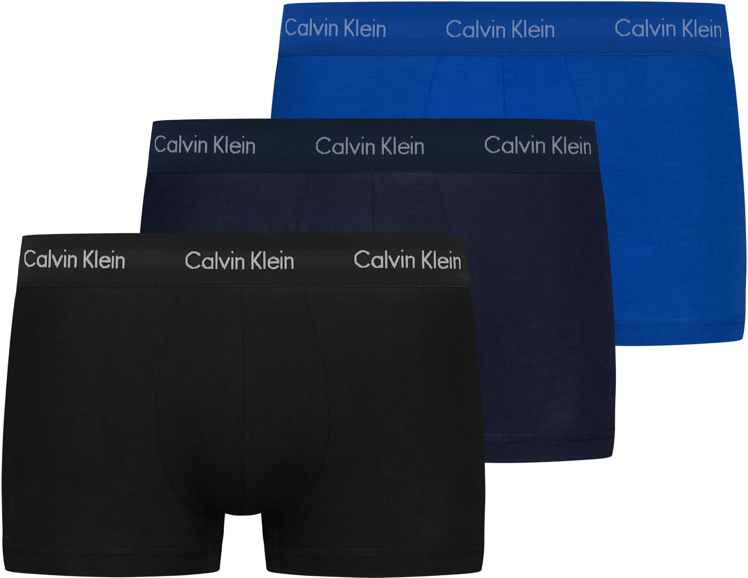 Calvin Klein Uomo Pantaloncini Boxer Vita Bassa, Confezione da 3, Multicolore, XS - immagine 1