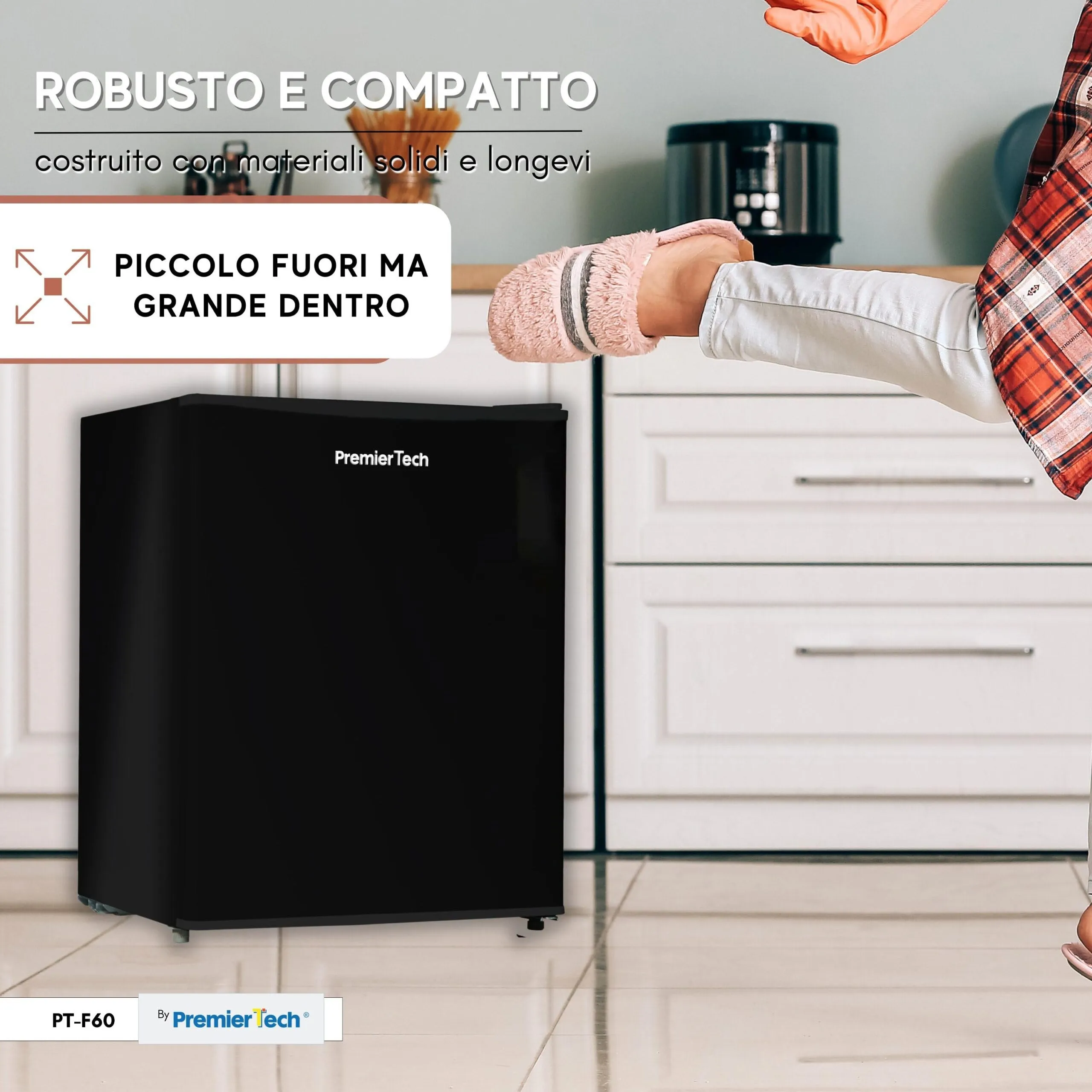 PremierTech Mini Frigo 58 Litri Nero PT-F60B - immagine 4