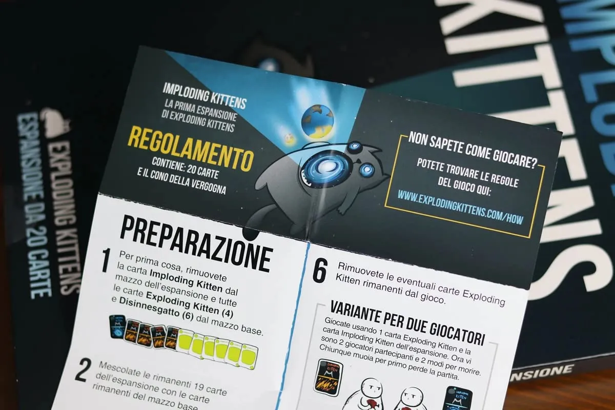 Exploding Kittens Imploding Kittens - Espansione Carte da Gioco - immagine 3