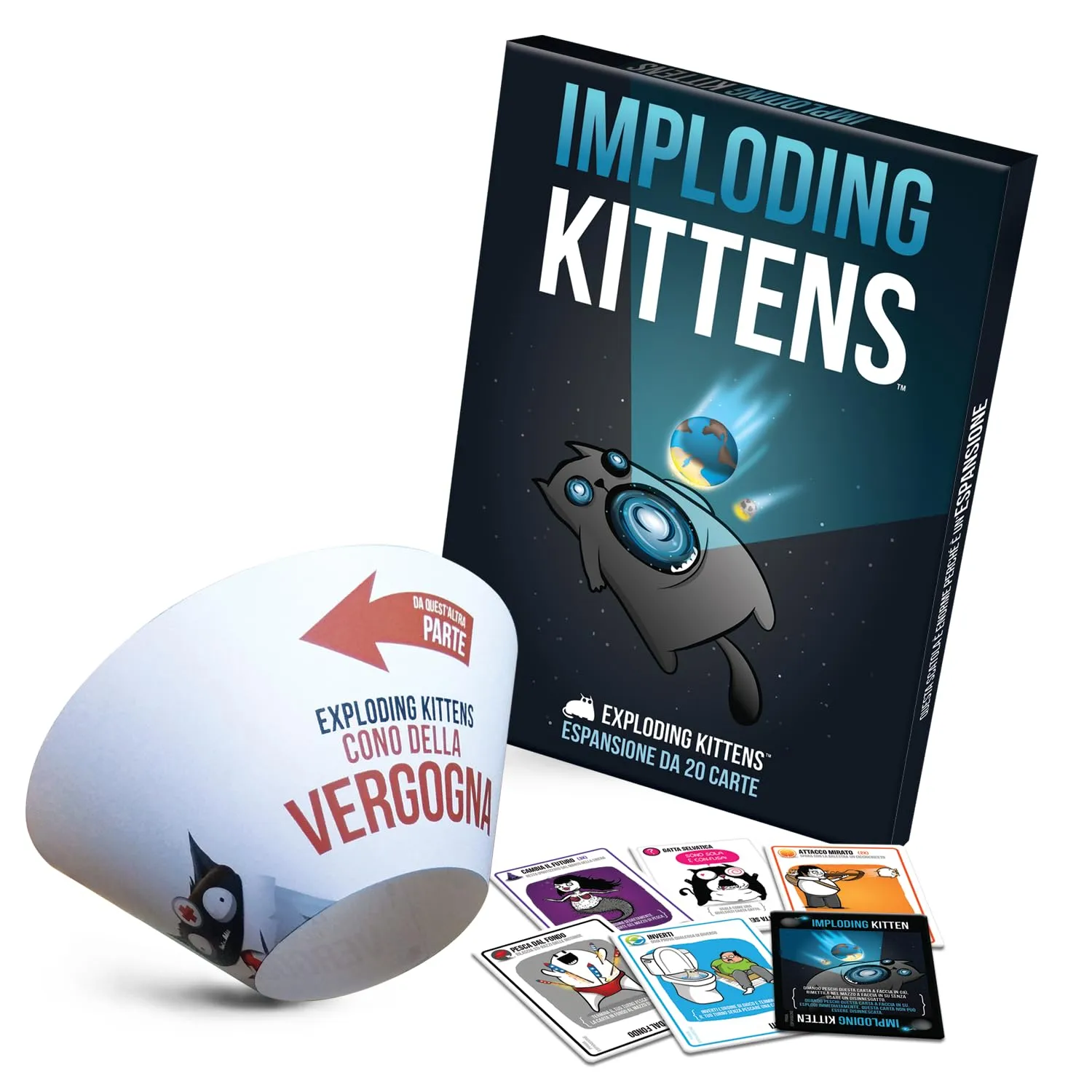 Exploding Kittens Imploding Kittens - Espansione Carte da Gioco - immagine 5