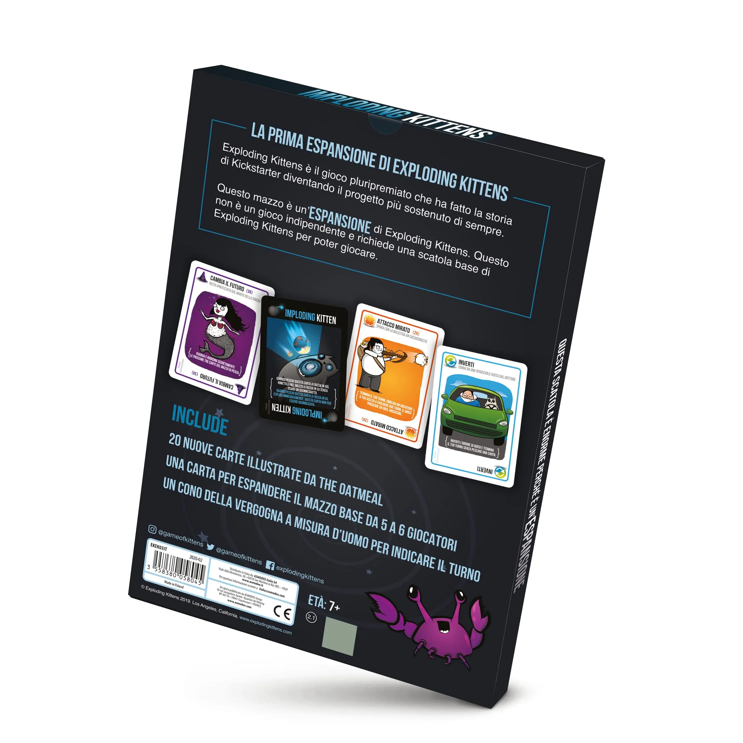 Exploding Kittens Imploding Kittens - Espansione Carte da Gioco - immagine 6