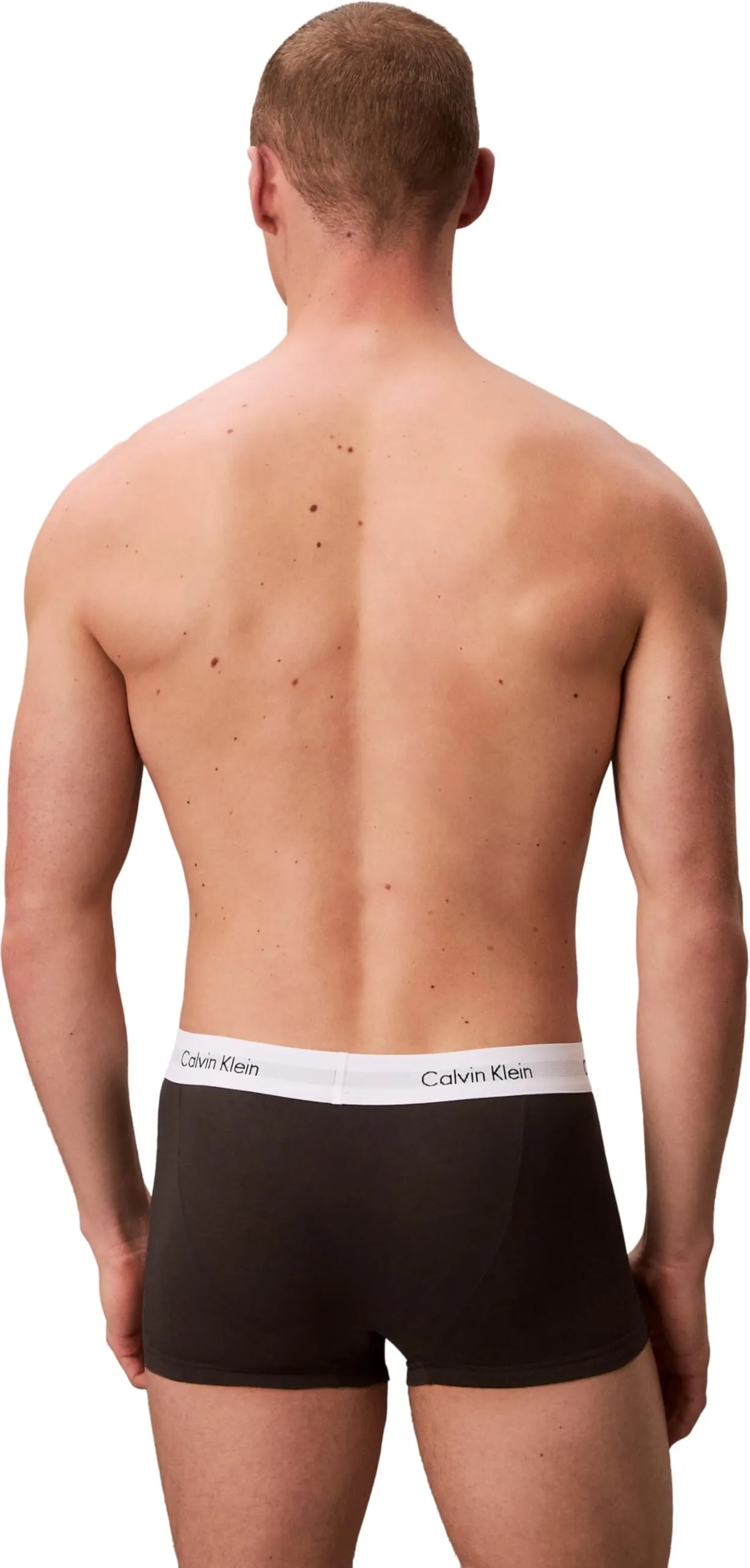 Calvin Klein Uomo Pantaloncini Boxer Vita Bassa, Confezione da 3, Multicolore (Black/White/Grey Heather), XS - immagine 2